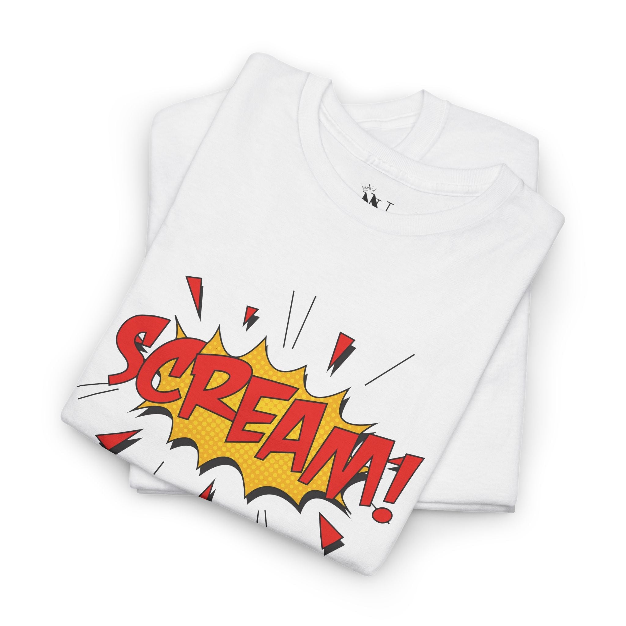 Scream! Cartoon Fun | Mix & Match Cotton Unisex Fun-Flirty Lovers’ T-Shirts