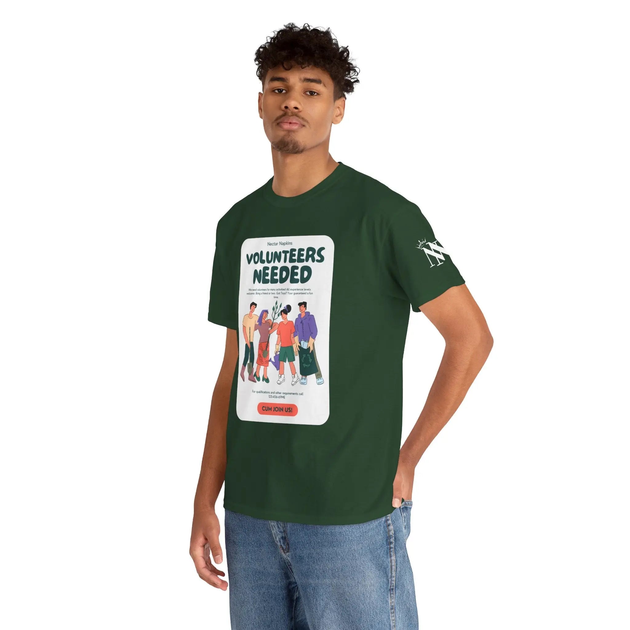 Volunteers Needed | Mix & Match 100% Cotton Unisex Fun-Flirty Lovers’ Tees