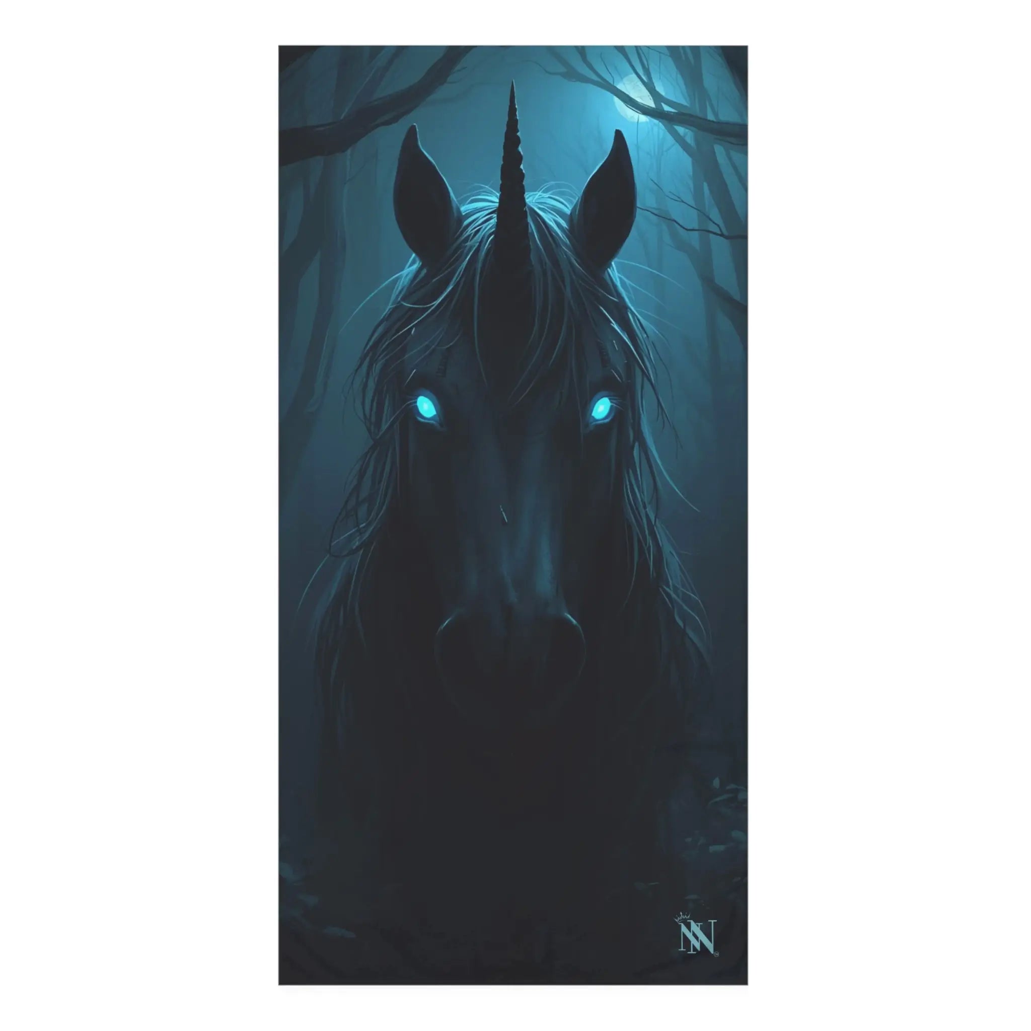 Dark Energy Unicorn Graphic | Mix & Match XL Fun-Flirty Lovers’ Towels