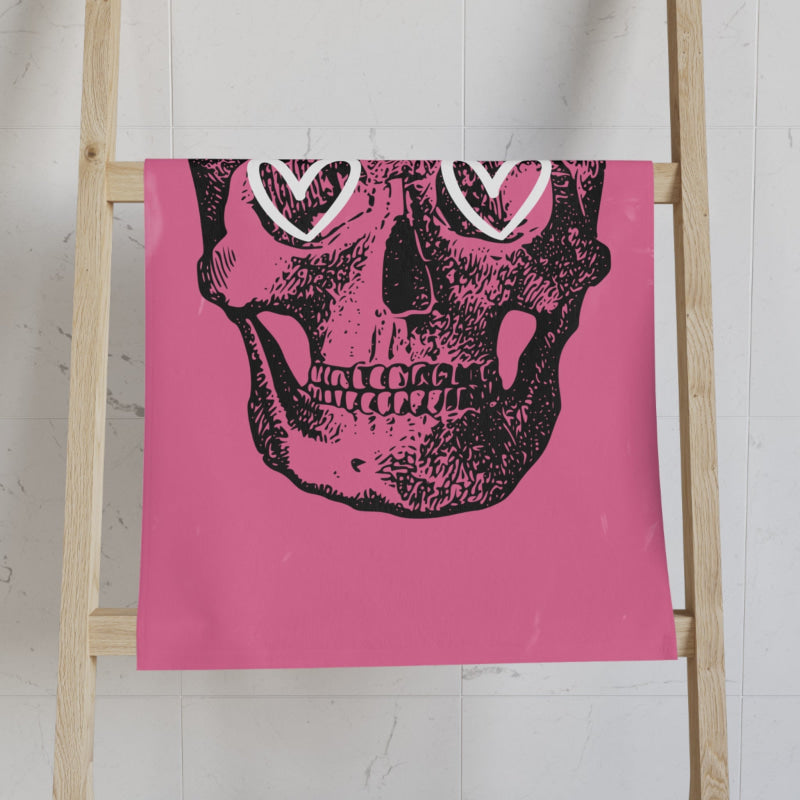 Skull Heart Eyes | Mix & Match Classic Fun-Flirty Lovers’ Towels