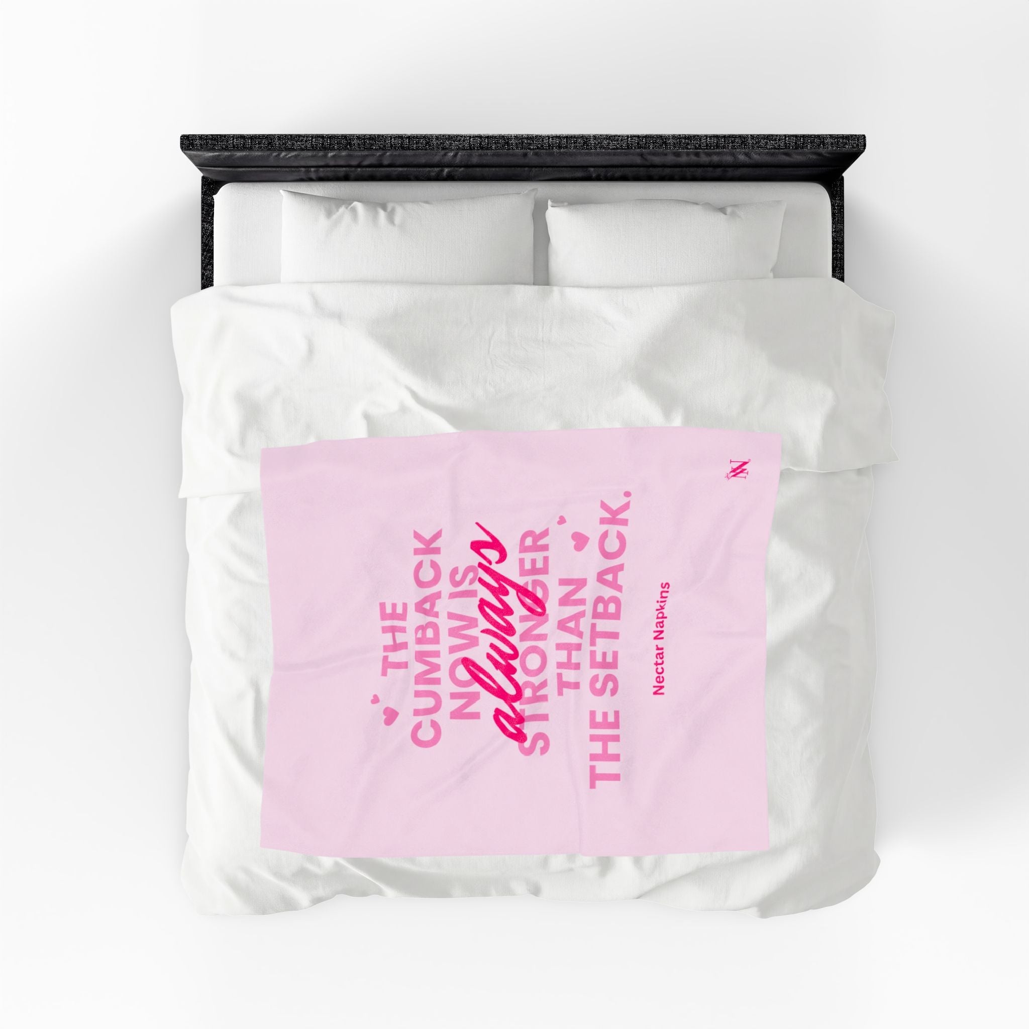 The Cumback Now is Always Stronger Romantic Gifts Silky Soft Love Blanket