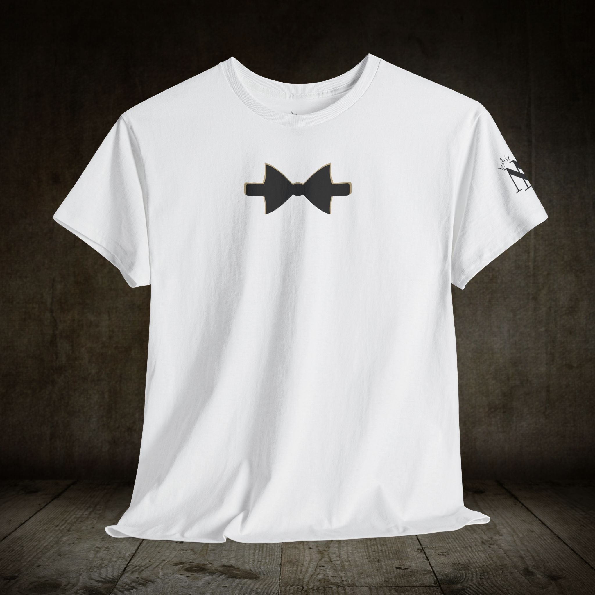 Simple Bow Tie | Mix & Match Cotton Unisex Fun-Flirty Lovers’ T-Shirts