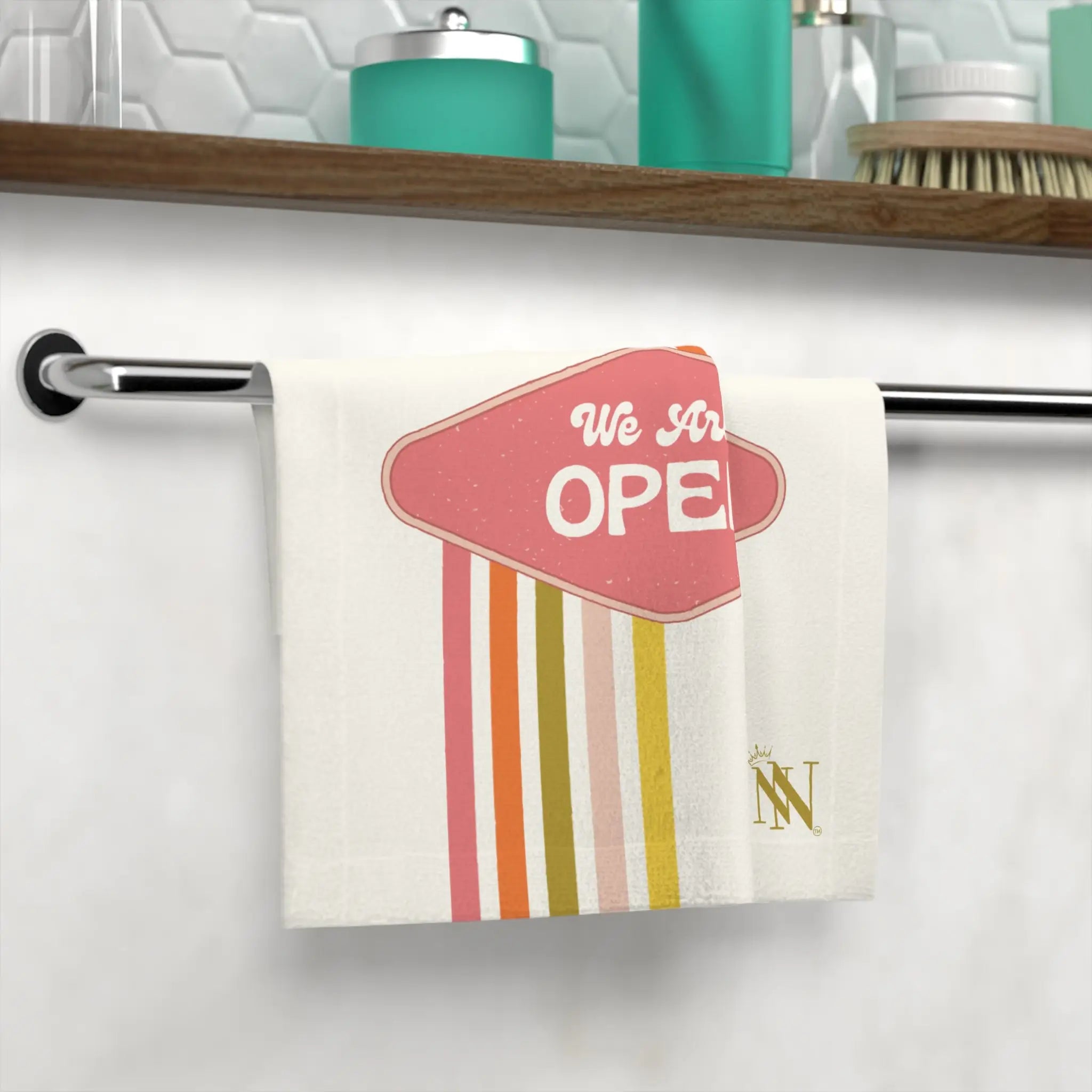 We Are Open Retro Cum Rag