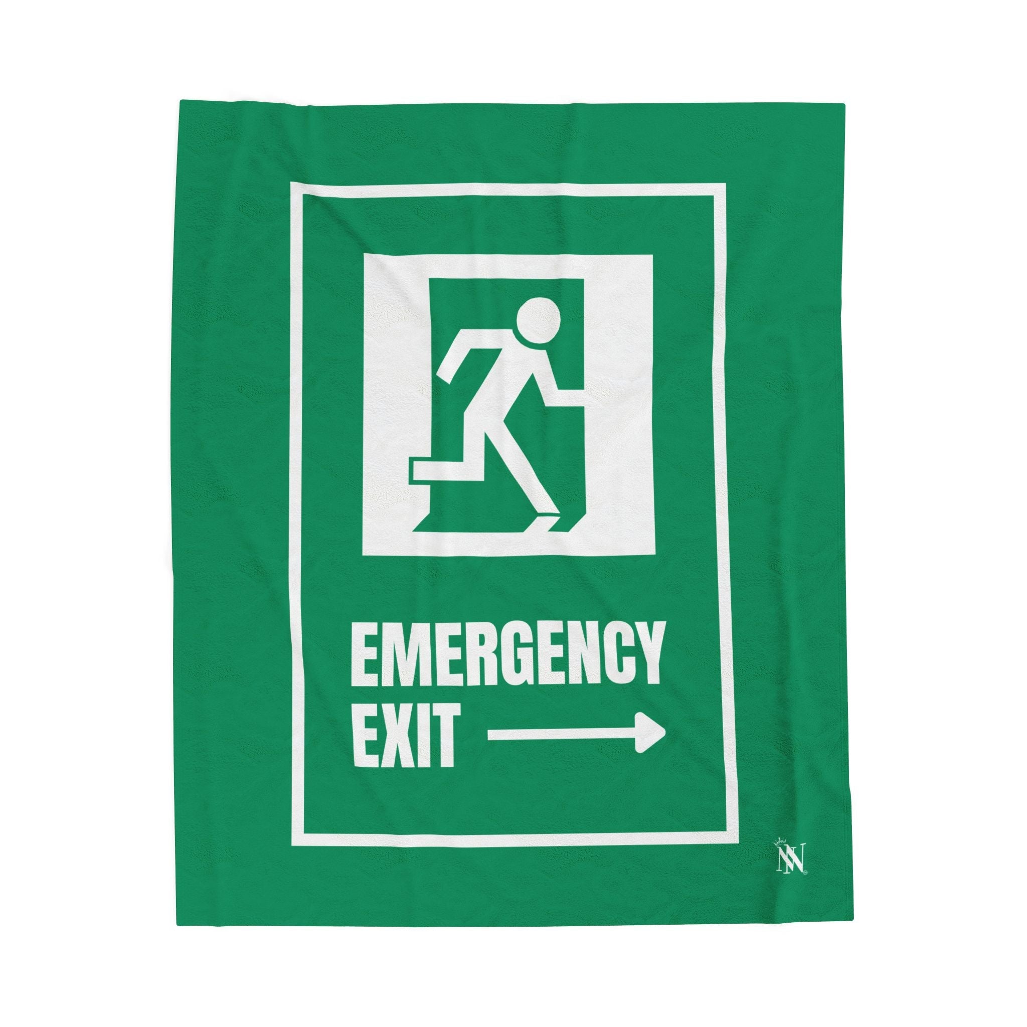 Emergency Exit | Mix & Match Soft Fun-Flirty Lovers’ Blankets