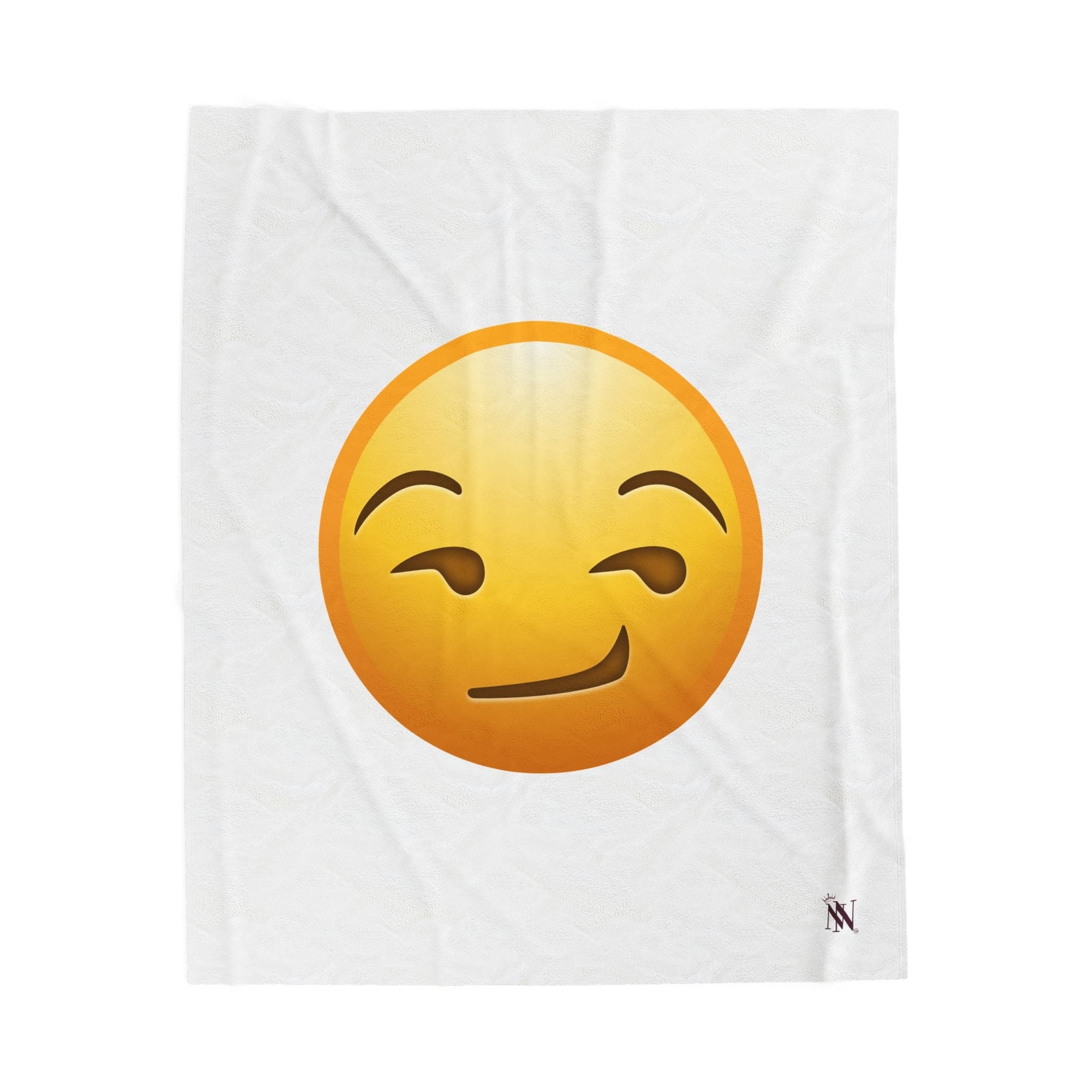 Smirking Face Emoji | Mix & Match Soft Fun-Flirty Lovers’ Blankets