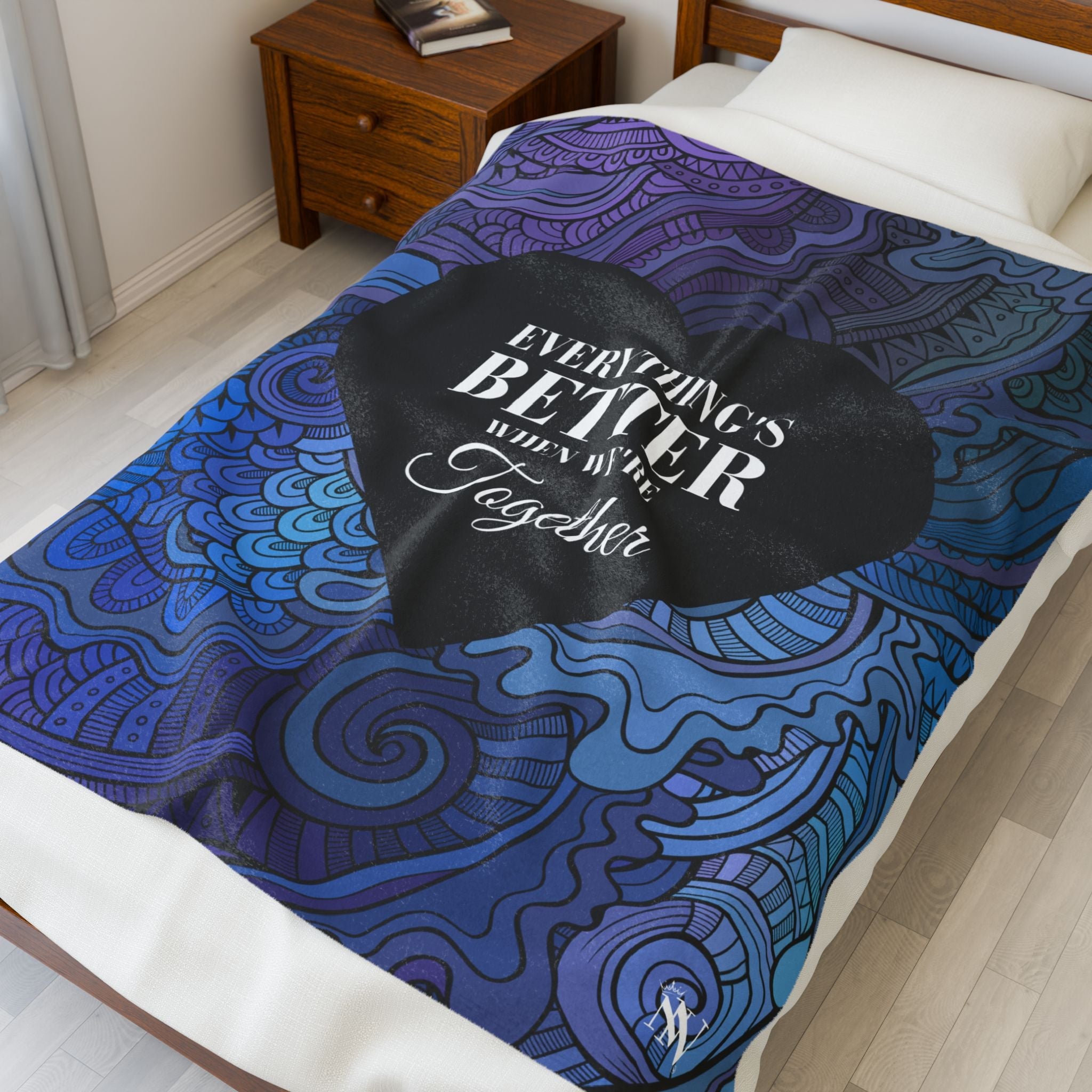 Everything’s Better Together | Mix & Match Soft Fun-Flirty Lovers’ Blankets