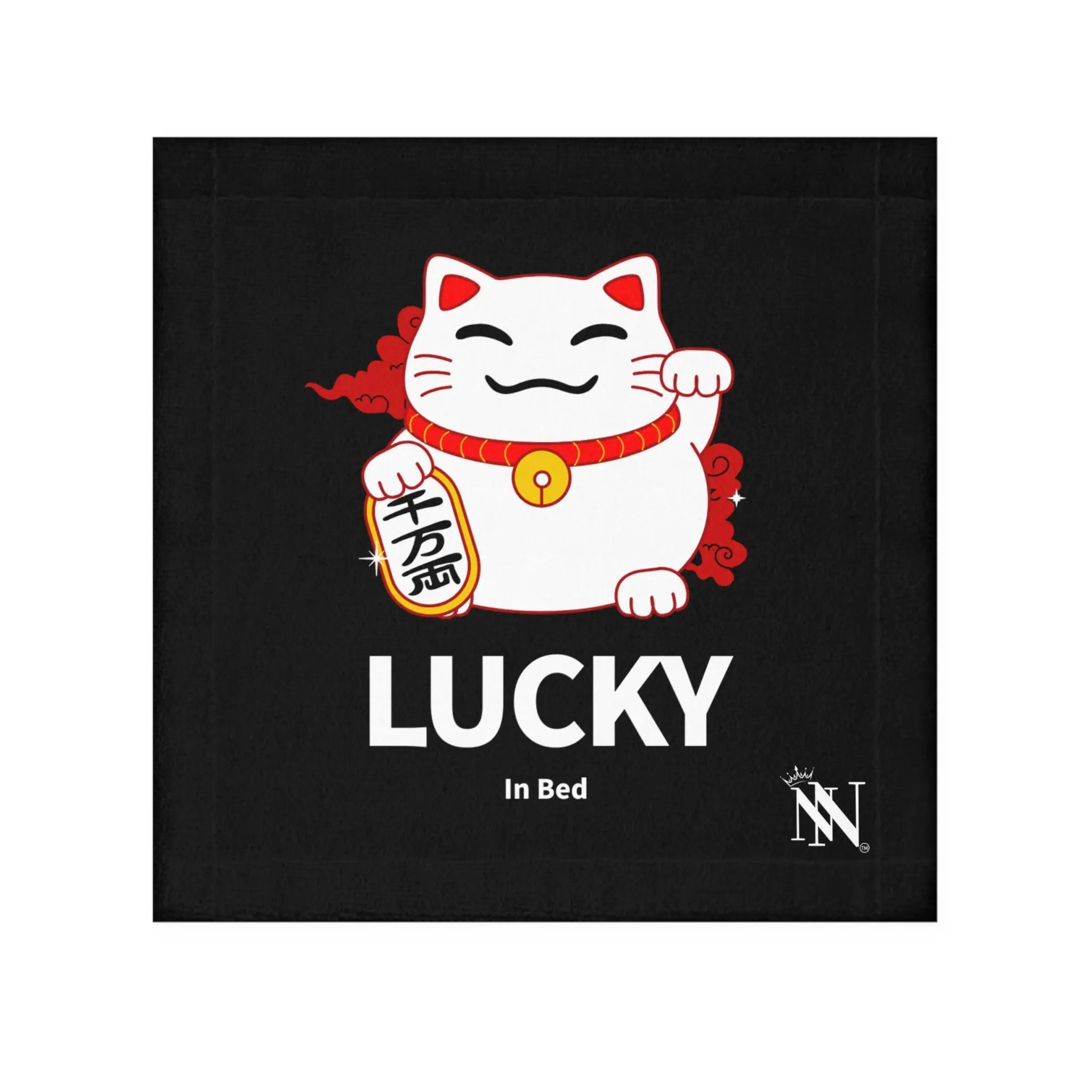 Lucky In Bed Beckoning Cat | Mix & Match Lils’ Fun-Flirty Lovers’ Towels