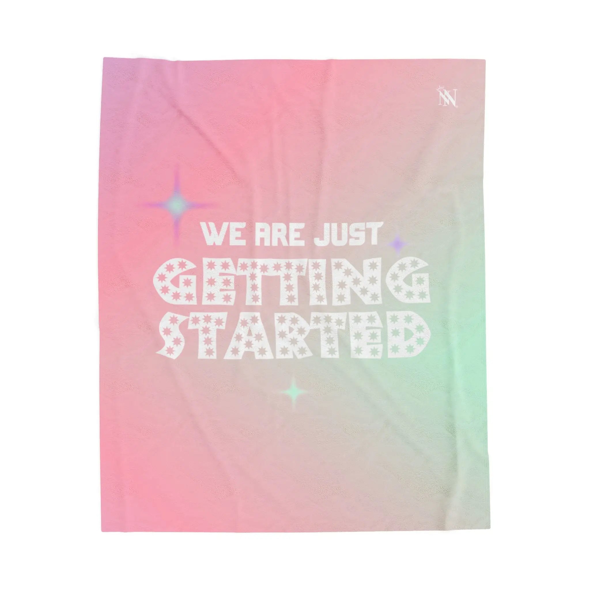 We Are Just Getting Started Lovers’ Silky Soft Blanket