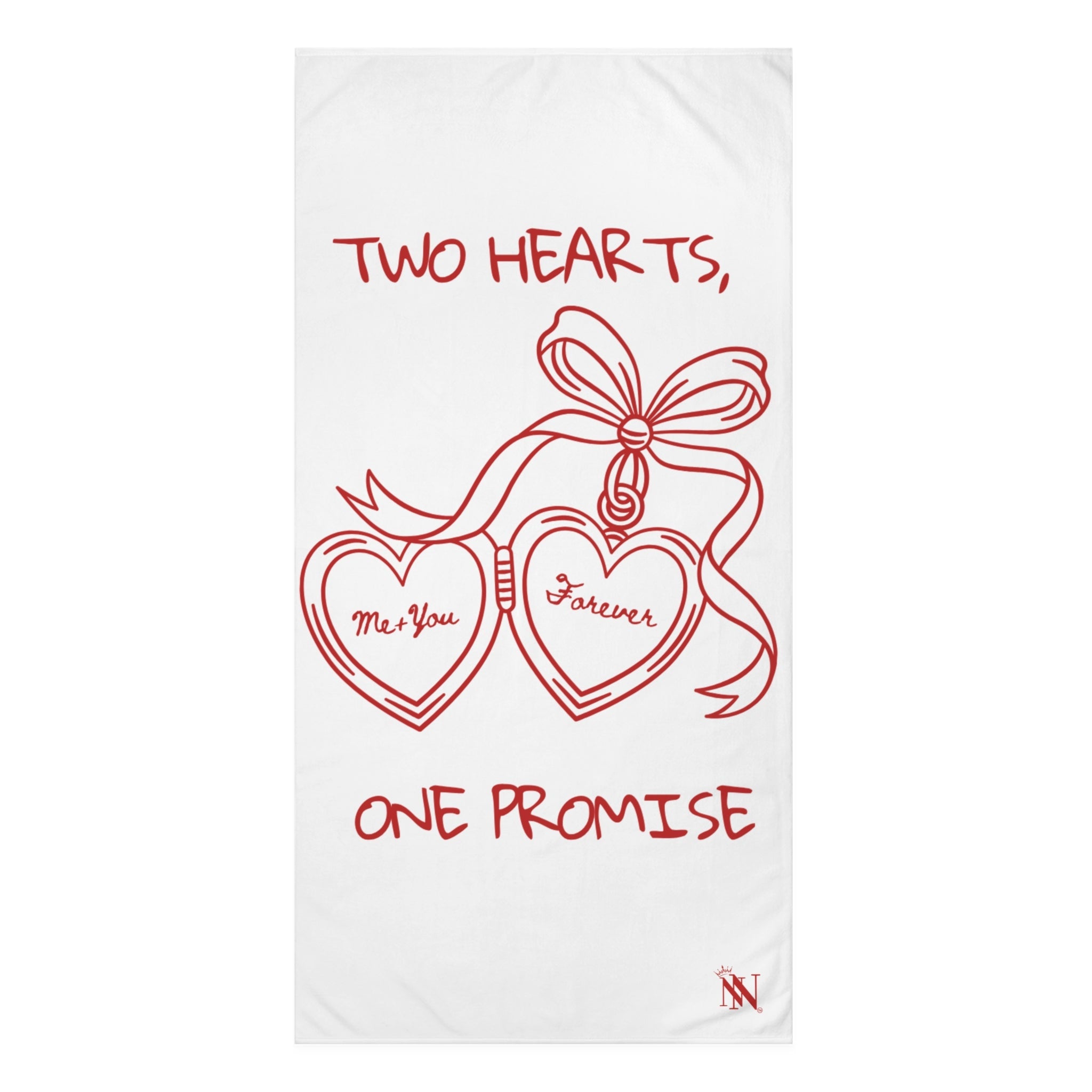 Two Hearts One Promise Anal Towel