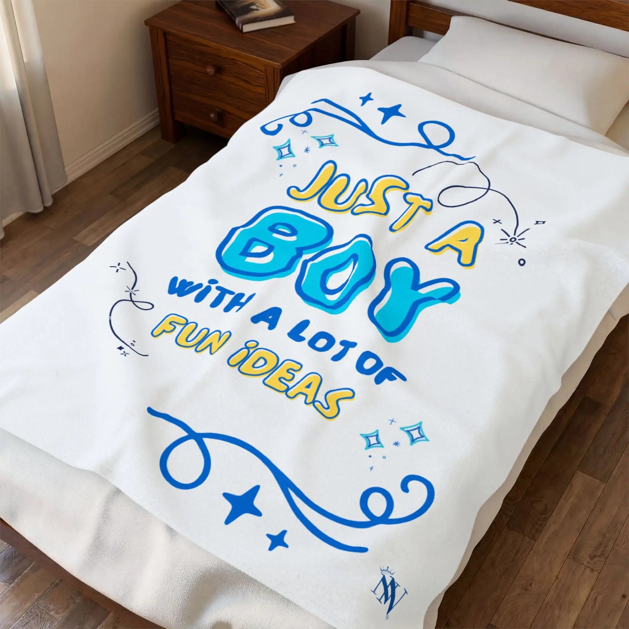 Just a Boy Fun Ideas Blanket
