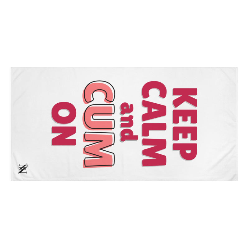 Keep Calm & Cum On | Mix & Match XL Fun-Flirty Lovers’ Towels