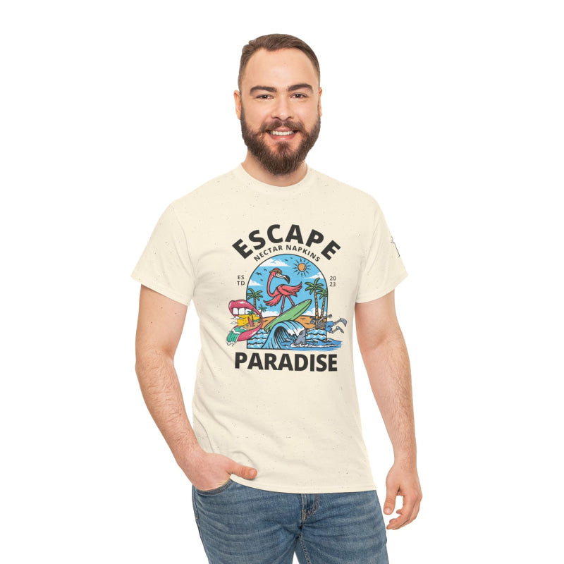 Escape Paradise | Mix & Match Cotton Unisex Fun-Flirty Lovers’ T-Shirts