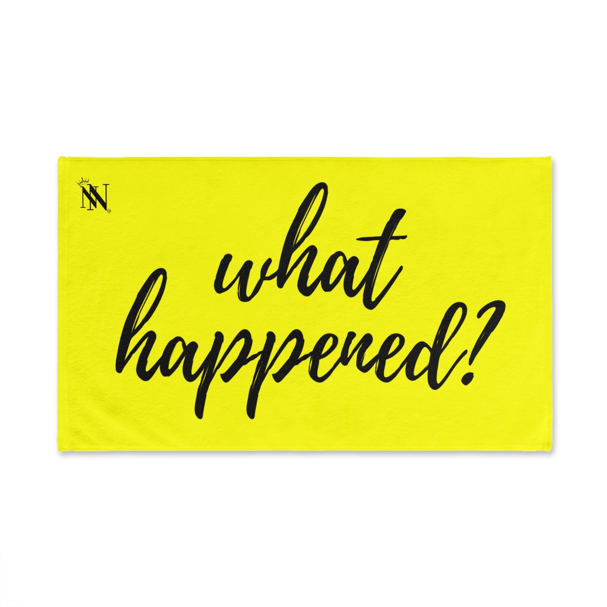What Happened? Neon Yellow Cum Towel