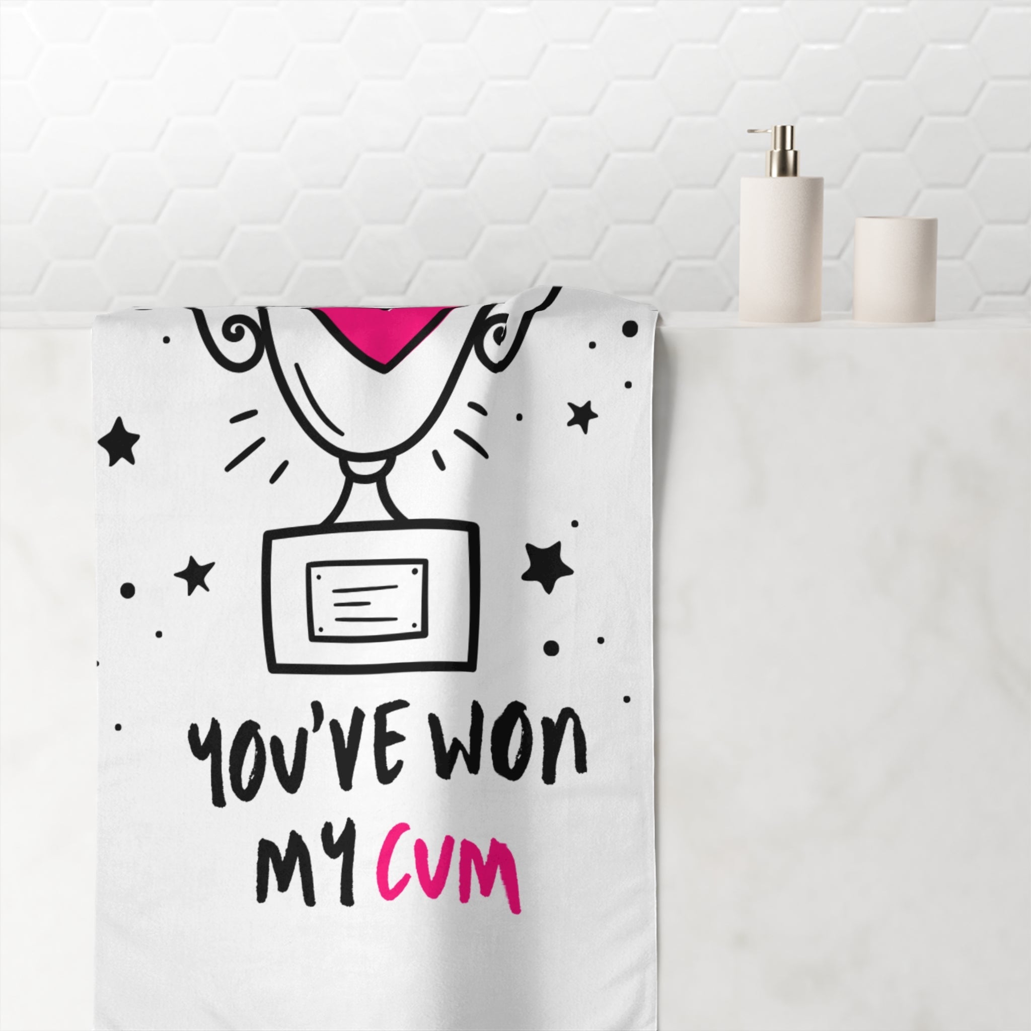 Youâve Won My Cum Anal Play Sex Towel