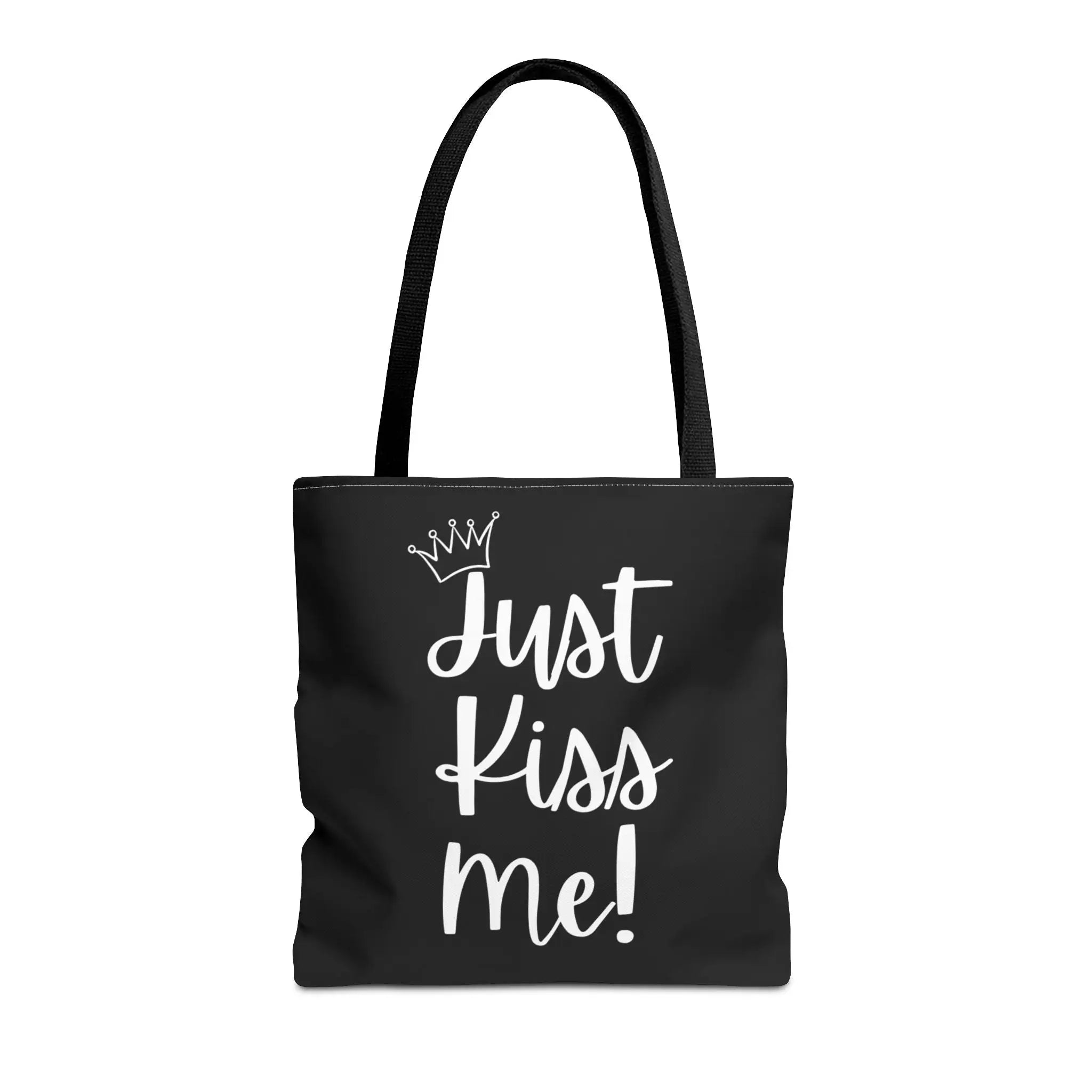 Crowned Just Kiss Me! Tote Bag