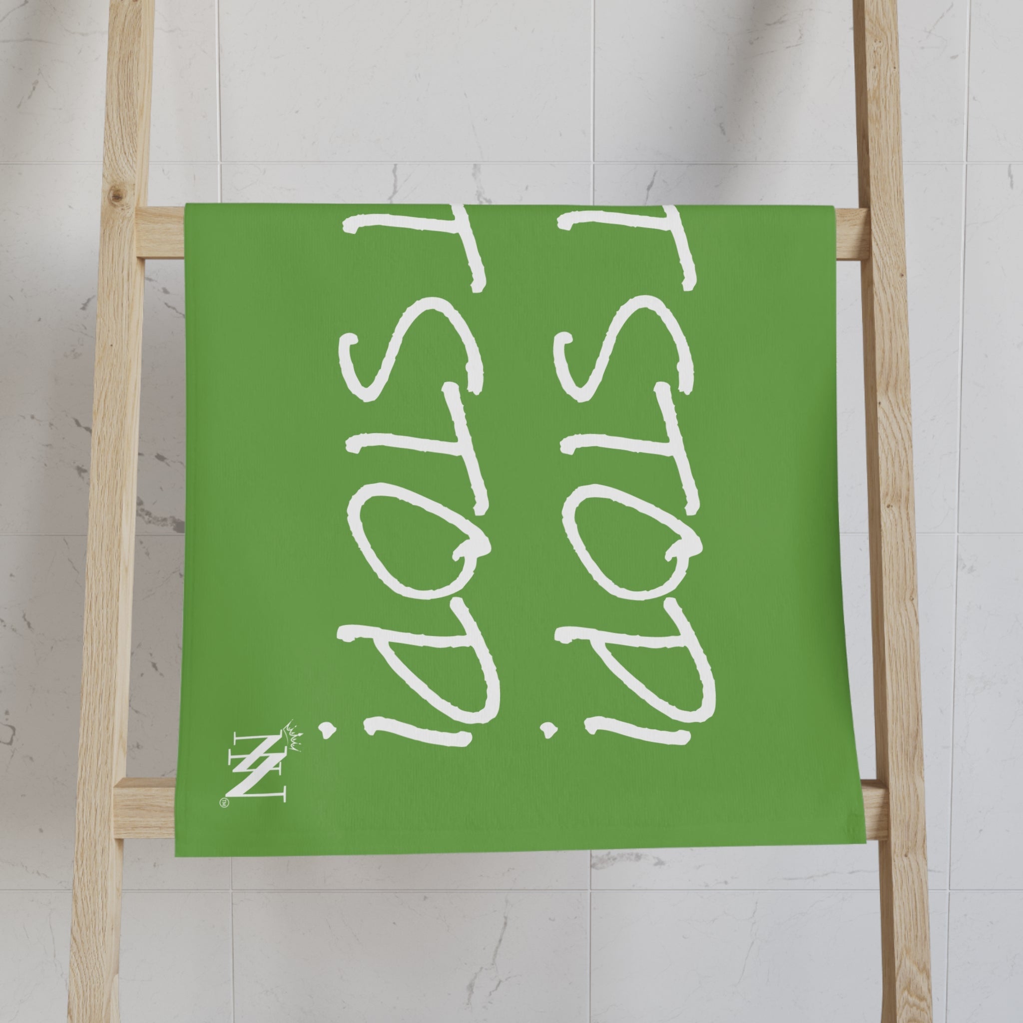 Don’t Stop! Don’t Stop Lime Green | Mix & Match Classic Fun-Flirty Lovers’ Towels