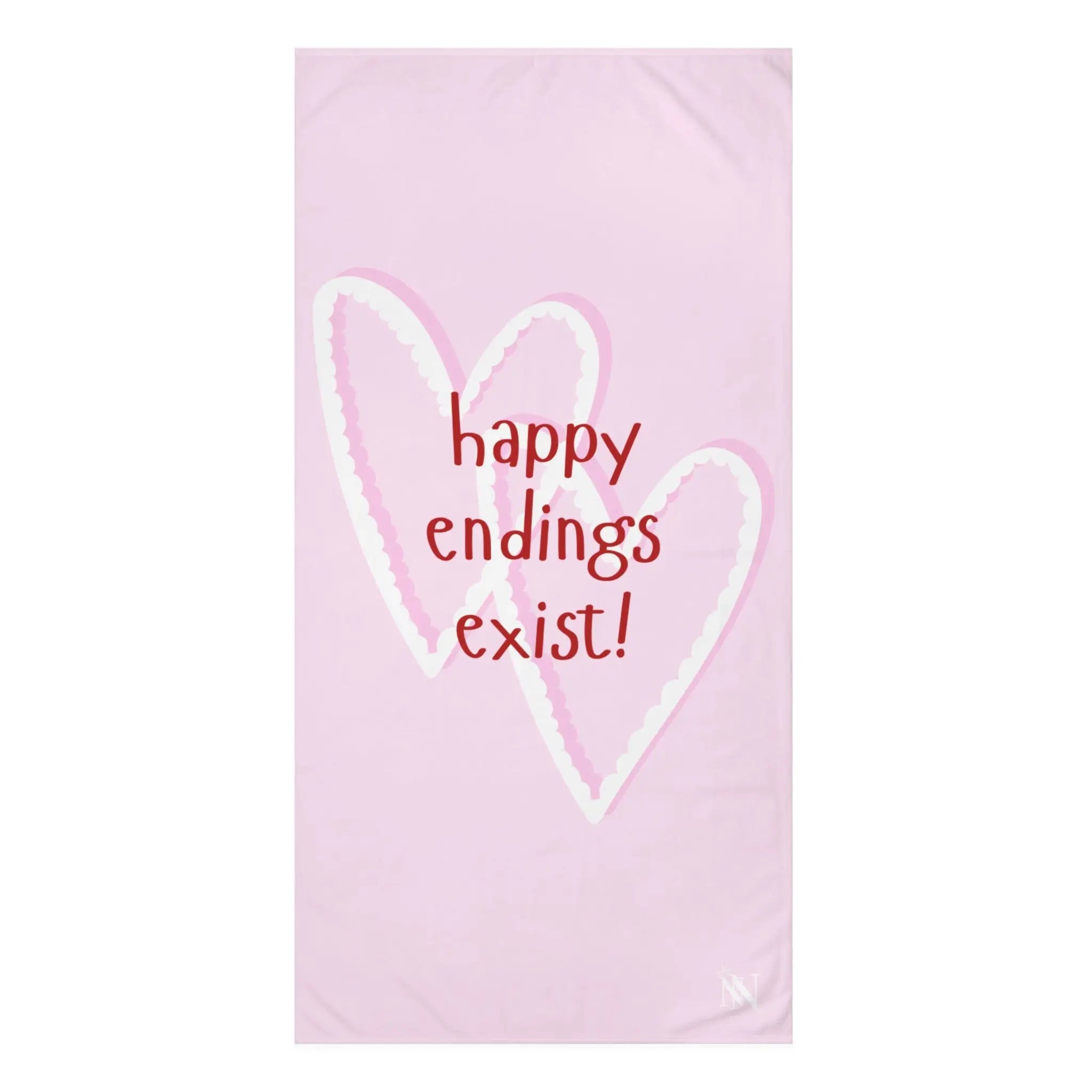 Happy Endings Exist! Two Hearts | Mix & Match XL Fun-Flirty Lovers’ Towels