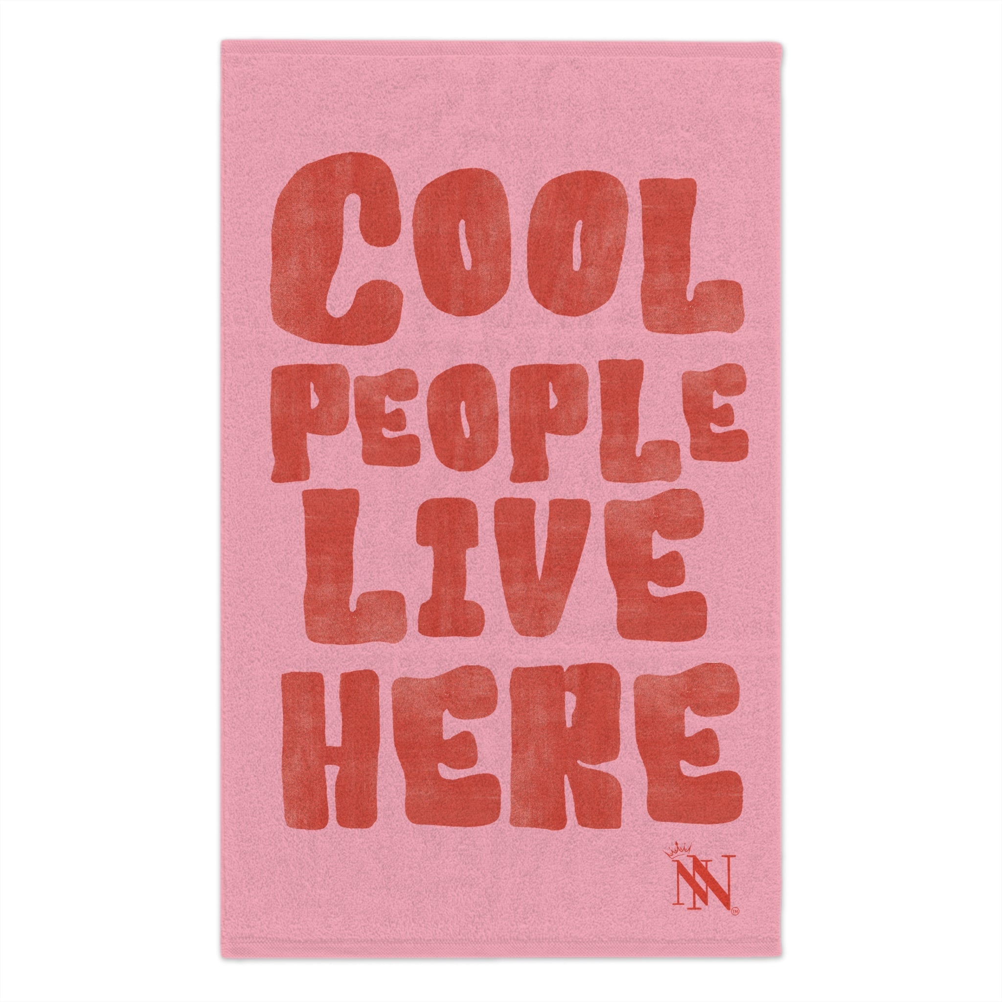 Cool People Live Here | Mix & Match Soft Fun-Flirty Lovers’ Towels