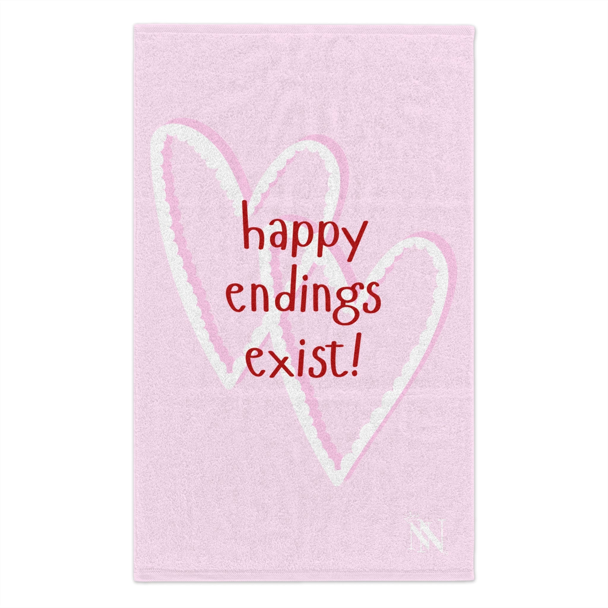 Happy Endings Exist! Two Hearts | Mix & Match Soft Fun-Flirty Lovers’ Towels