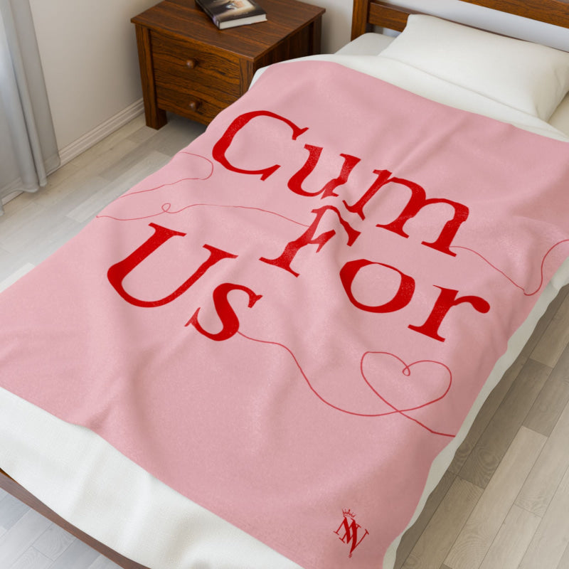 Cum For Us | Mix & Match Soft Fun-Flirty Lovers’ Blankets