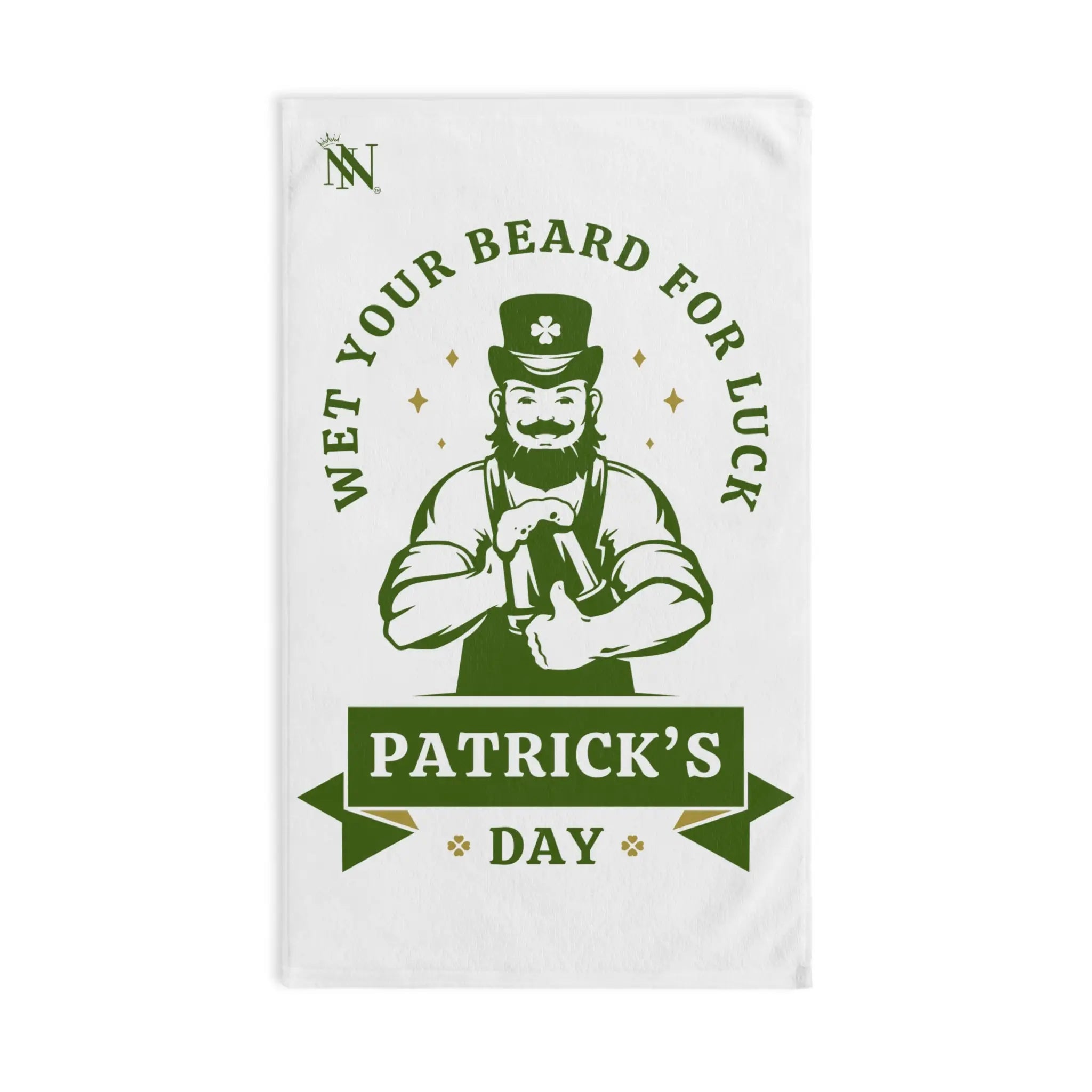 Wet Your Beard for Luck Patrick’s Day Cum Towel
