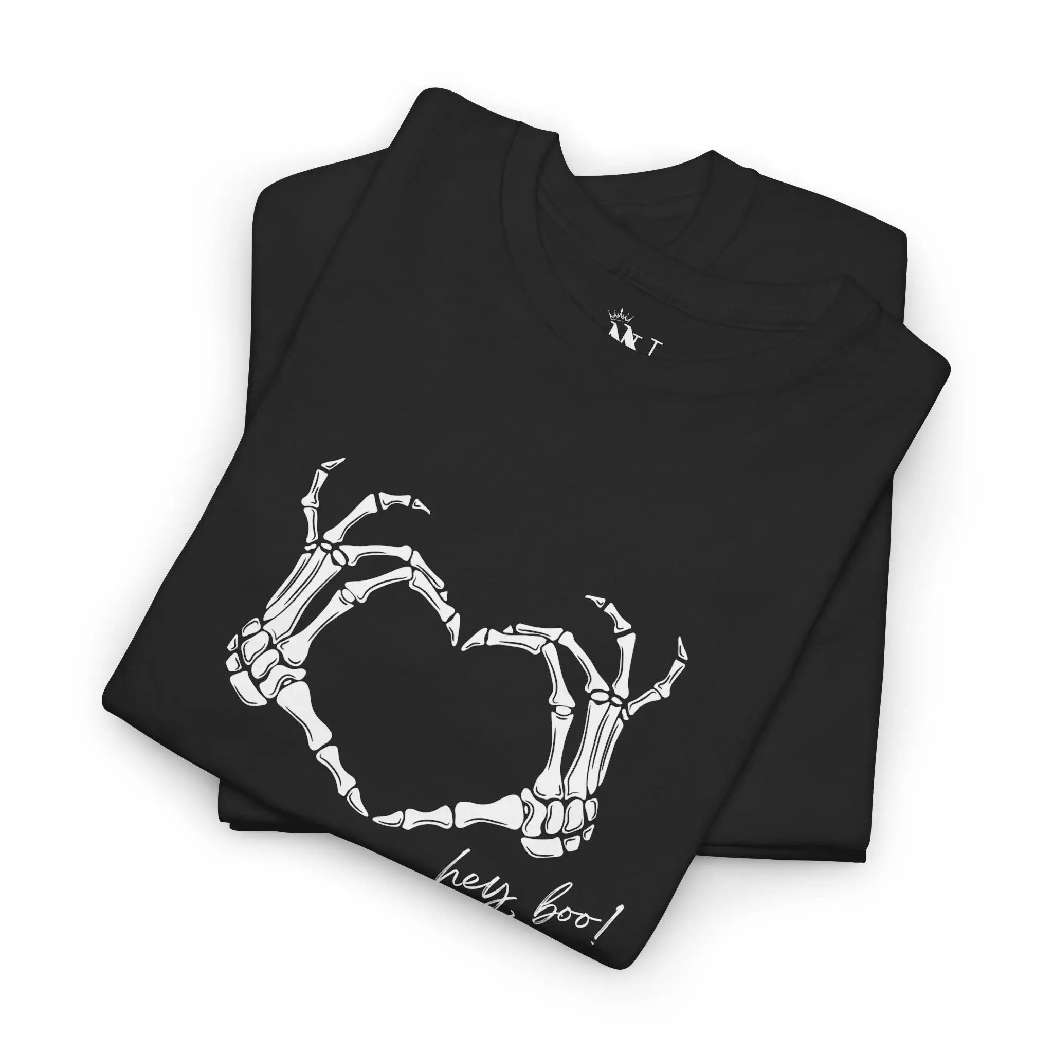Hey Boo! | Mix & Match Cotton Unisex Fun-Flirty Lovers’ T-Shirts