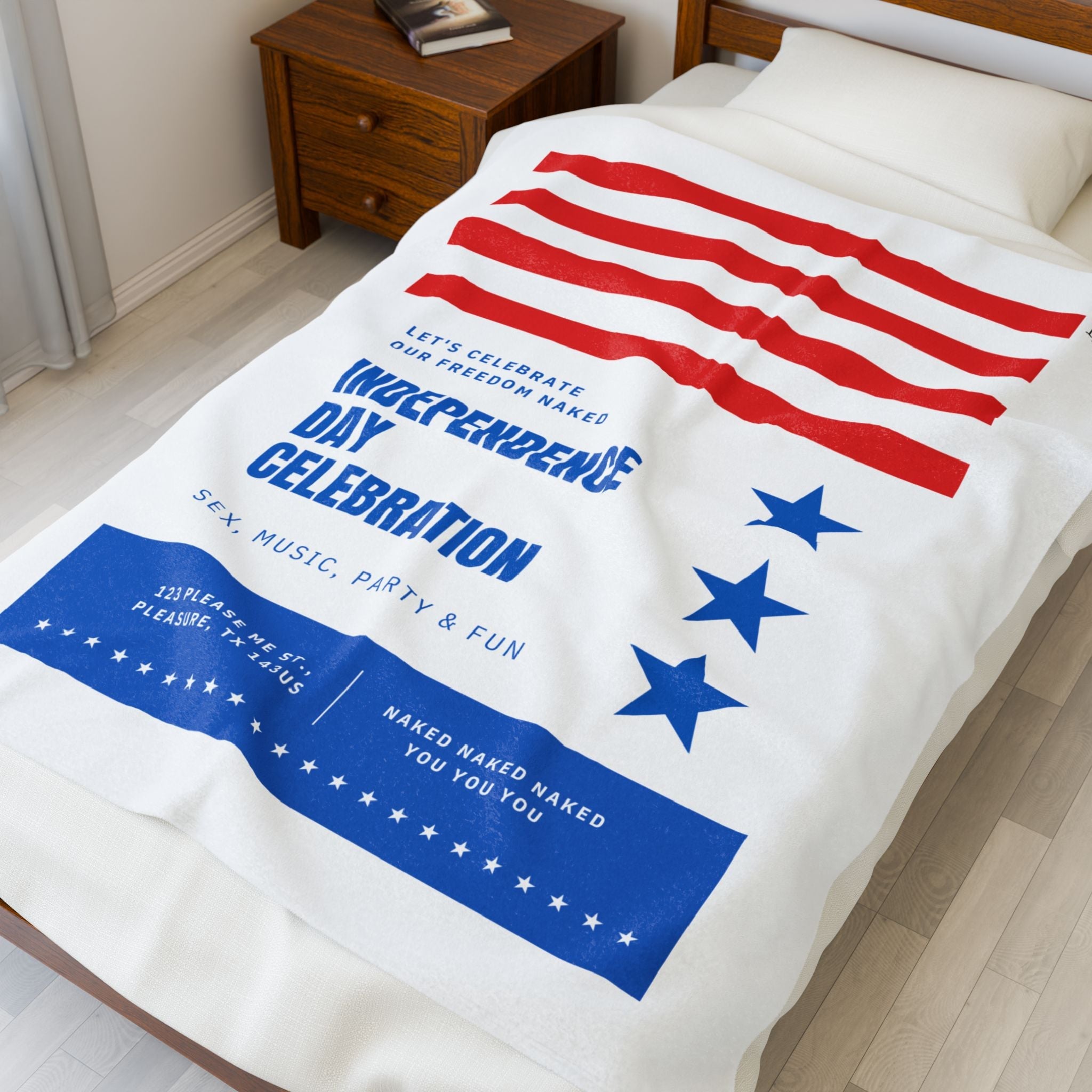 Independence Day Celebration | Mix & Match Soft Fun-Flirty Lovers’ Blankets