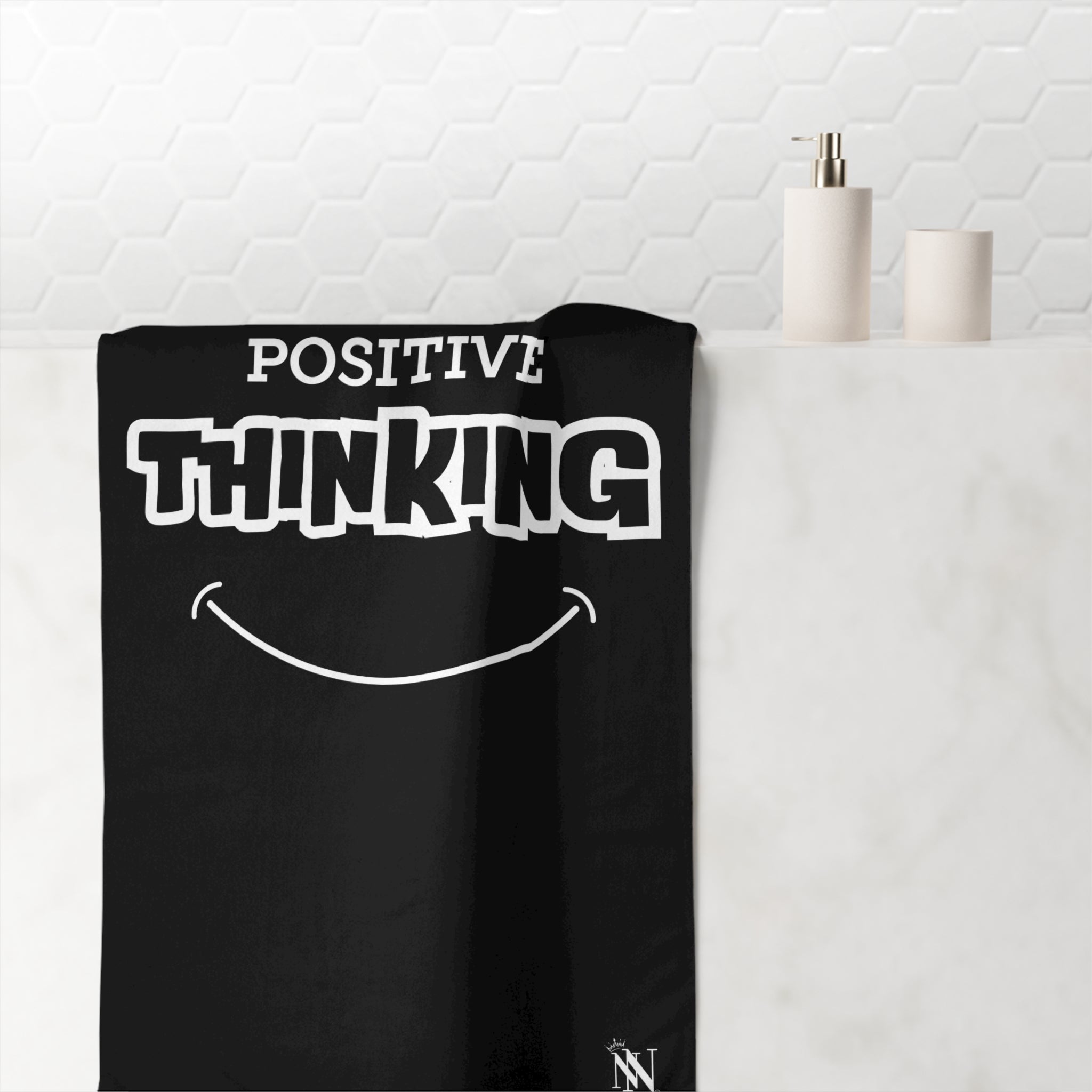 Positive Thinking Smile | Mix & Match XL Fun-Flirty Lovers’ Towels