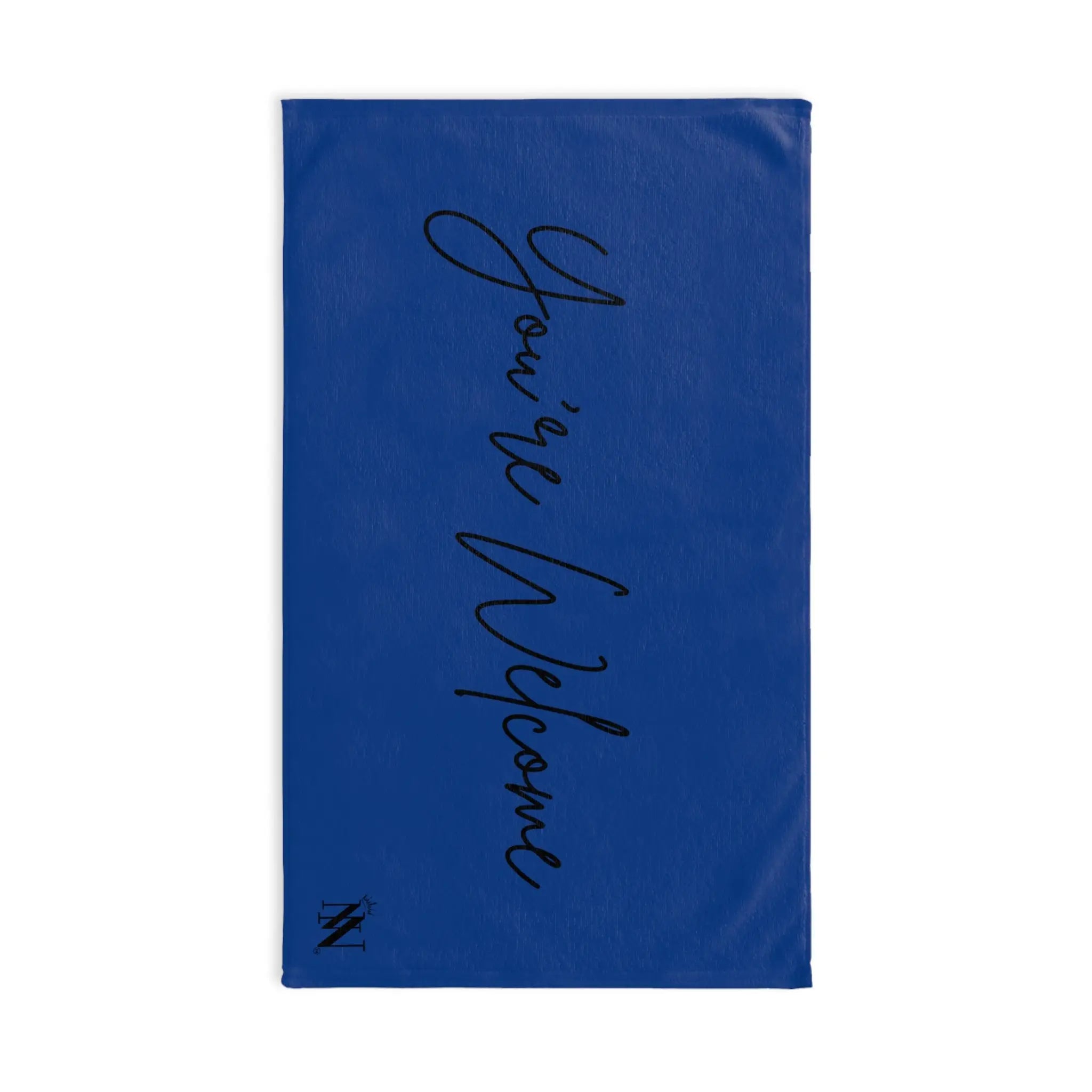 You’re Welcome Blue | Mix & Match Classic Fun-Flirty Lovers’ Towels