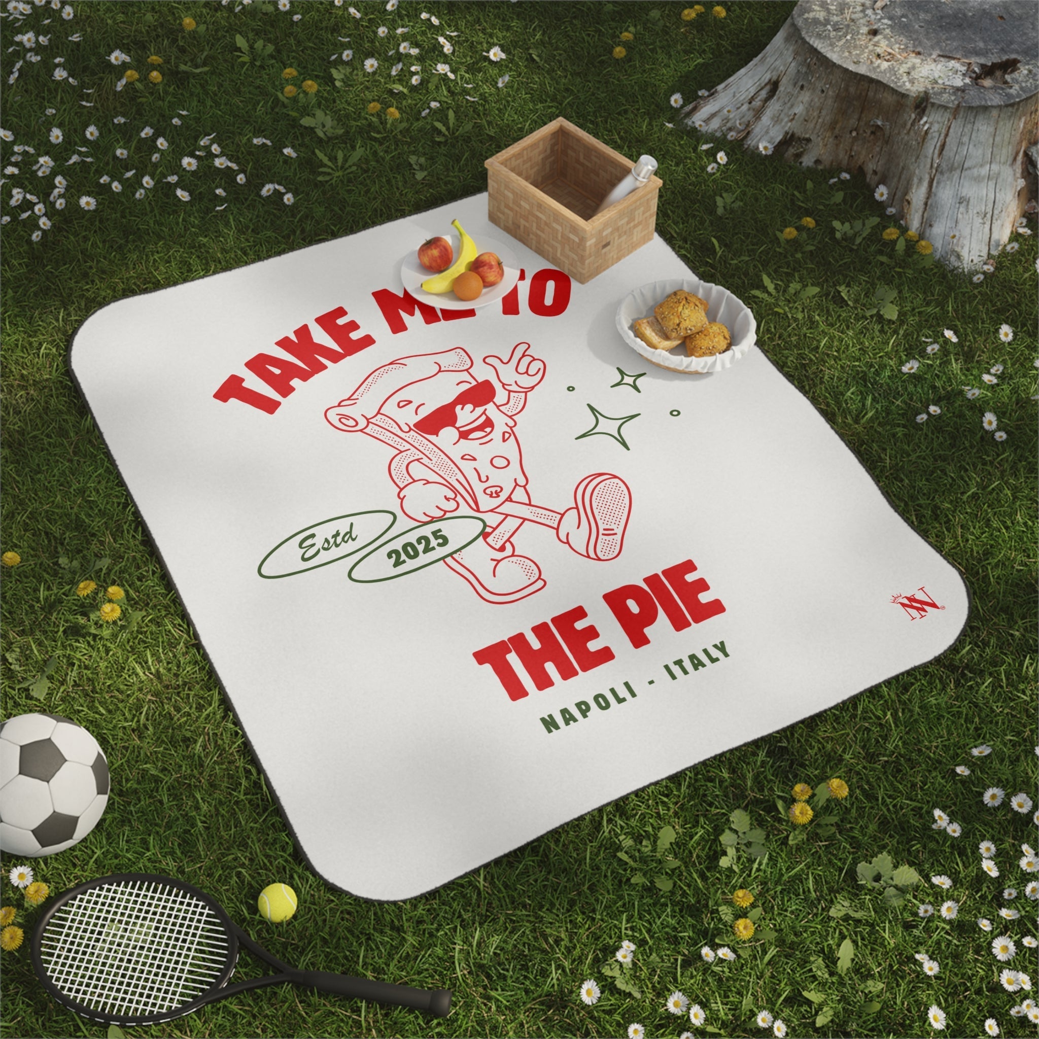 Take Me to the Pie | Mix Match Fun-Flirty Lovers’ Water-Resistant Blankets