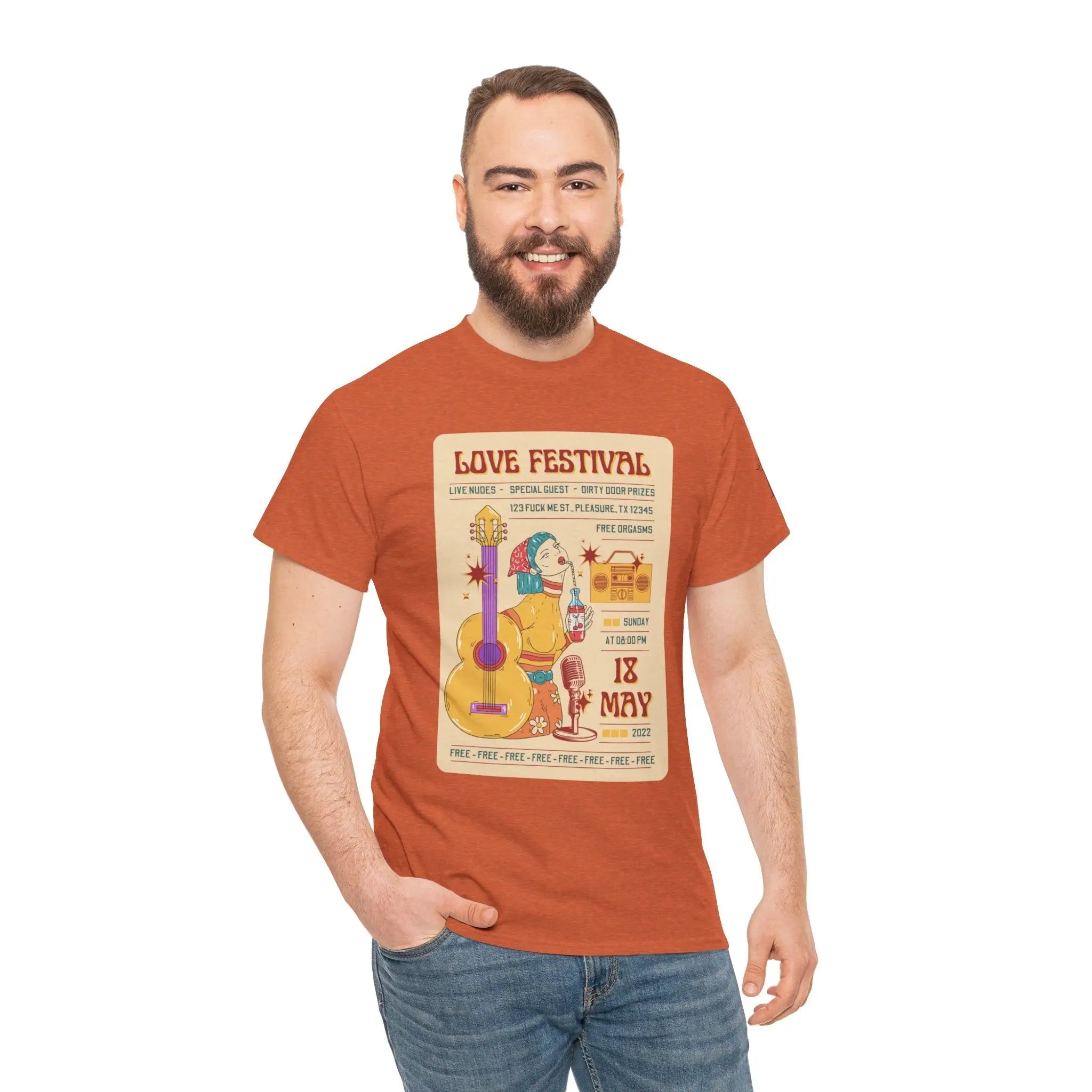 Love Festival! | Mix & Match 100% Cotton Unisex Fun-Flirty Lovers’ Tees