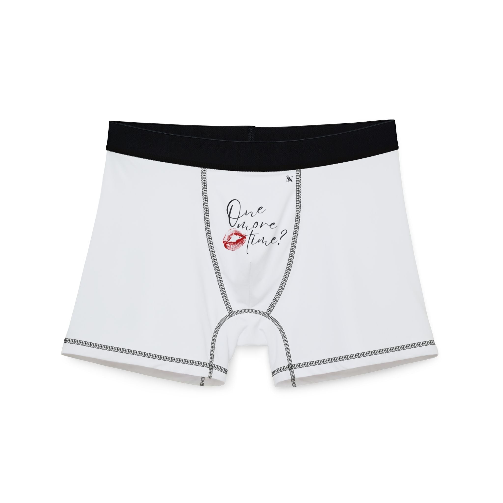 One More Time? with a Kiss Naughty Sex Gifts for Him Men’s Boxer Briefs