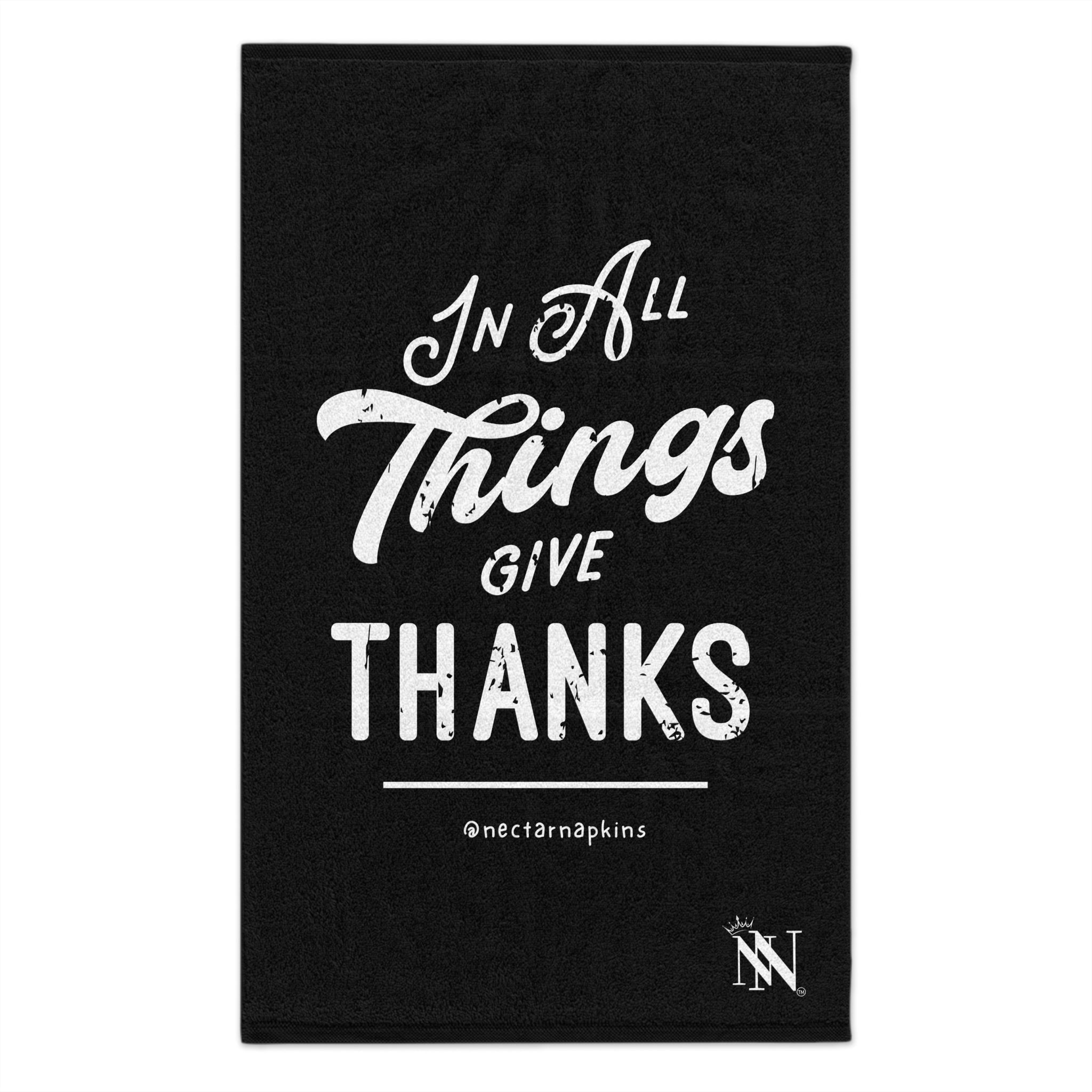In All Things Give Thanks | Mix & Match Soft Fun-Flirty Lovers’ Towels