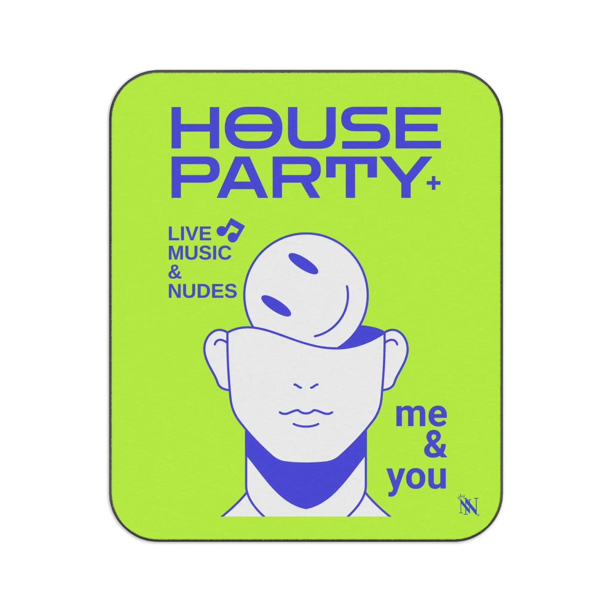 House Party Live Nudes Travel-Friendly Water-Resistant Sex Blanket