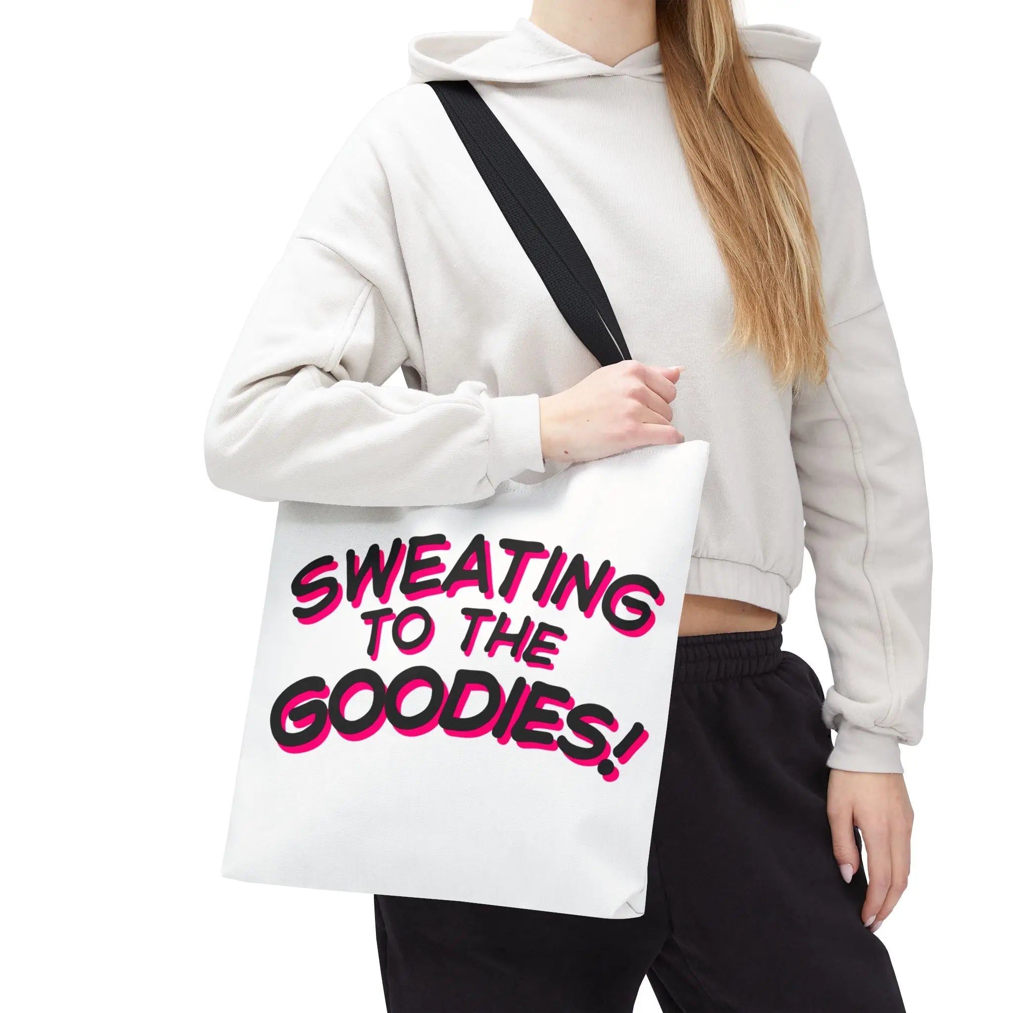 Sweating to the Goodies! Tote Bag