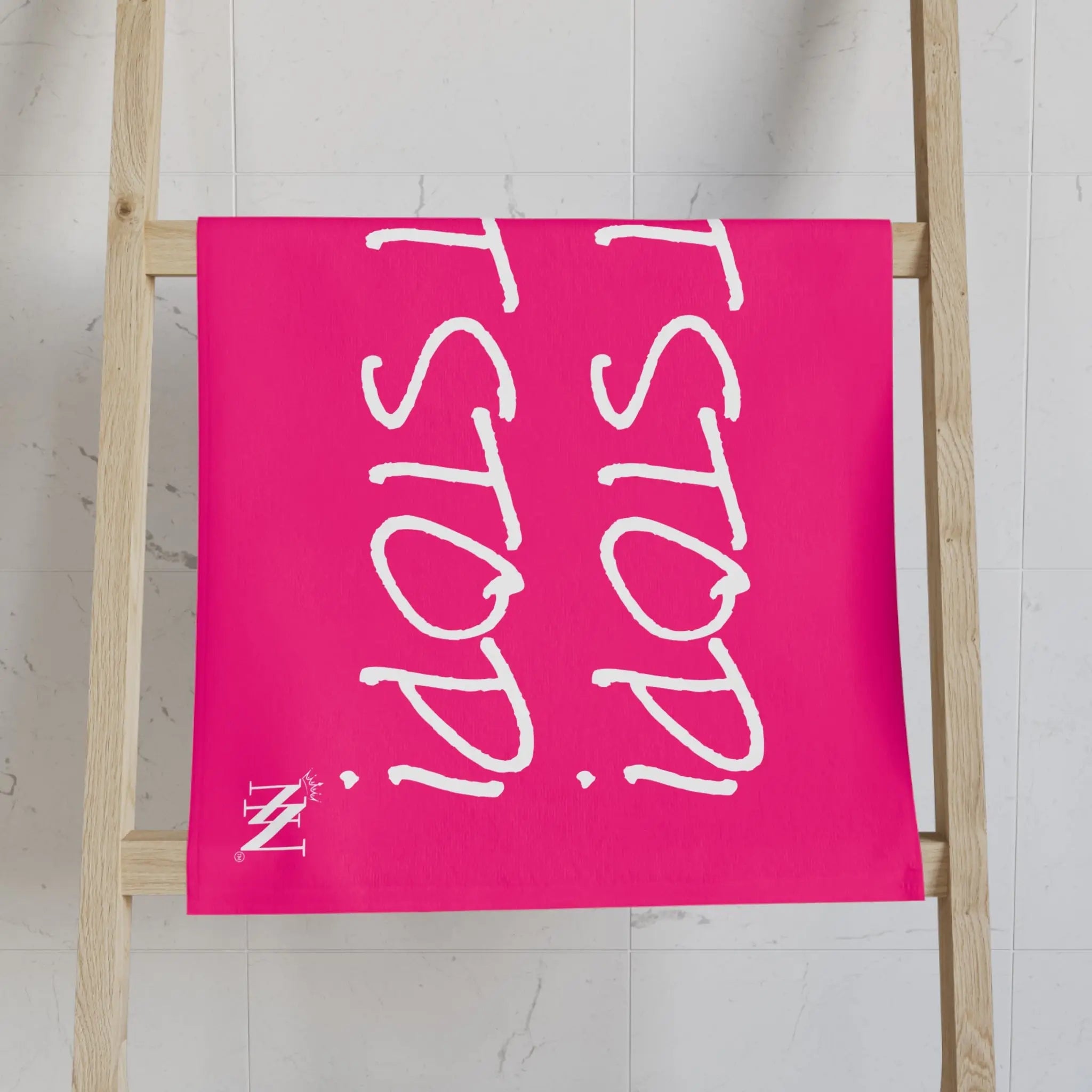 Don’t Stop! Don’t Stop Signature Pink Sex Towel