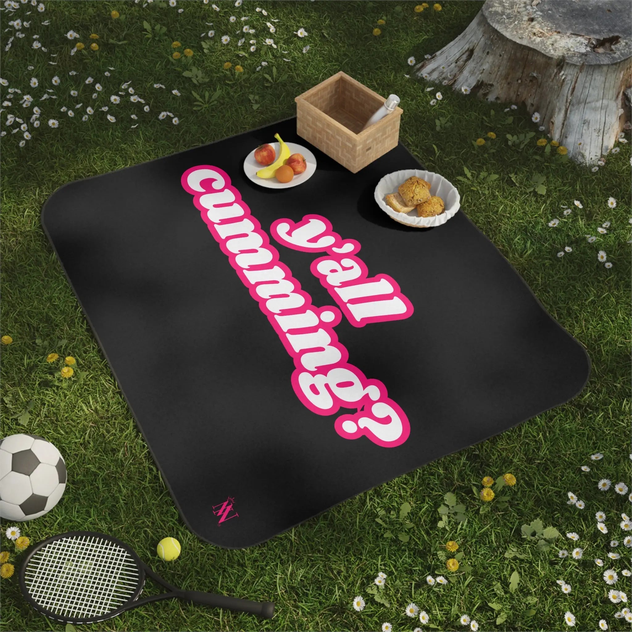 Y’all Cumming? | Mix Match Fun-Flirty Lovers’ Water-Resistant Blankets