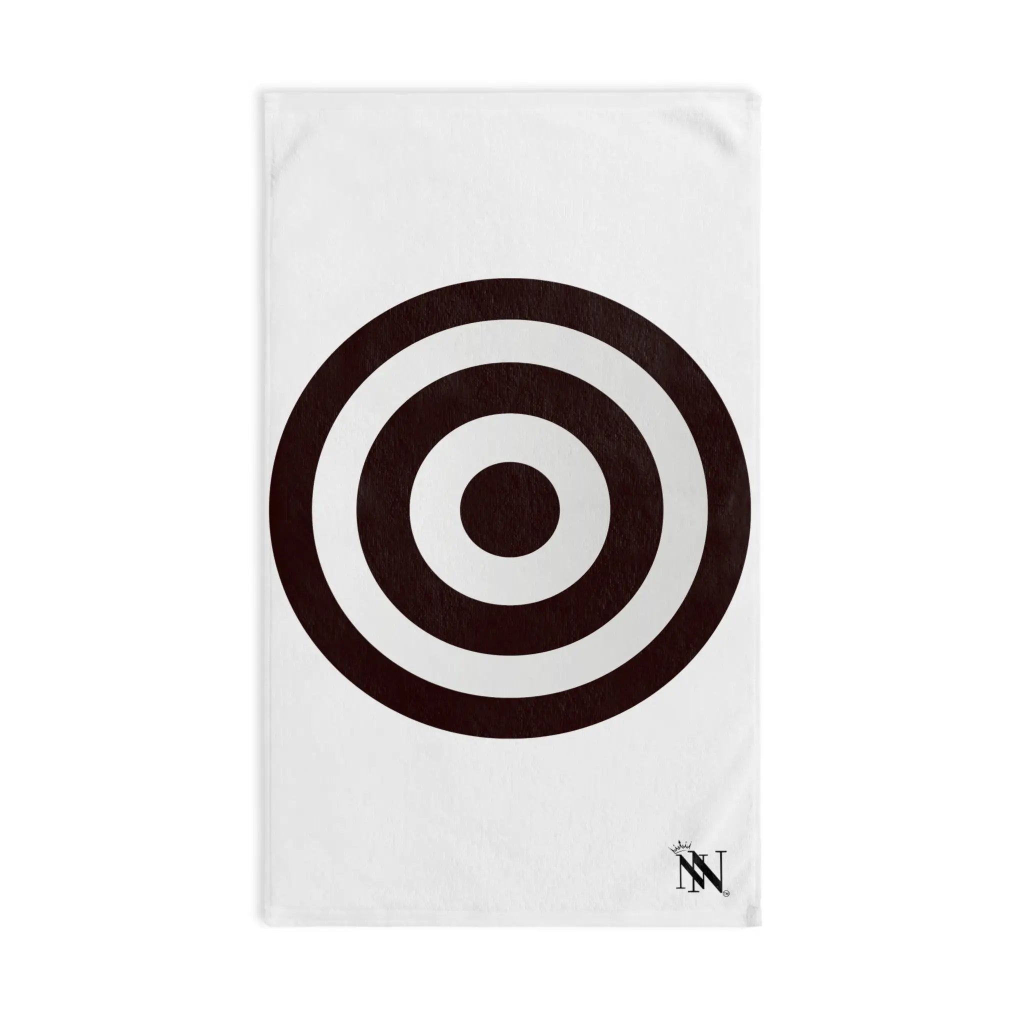XL Black Bullseye Target Practice | Mix & Match Original Fun-Flirty Lovers’ Towels