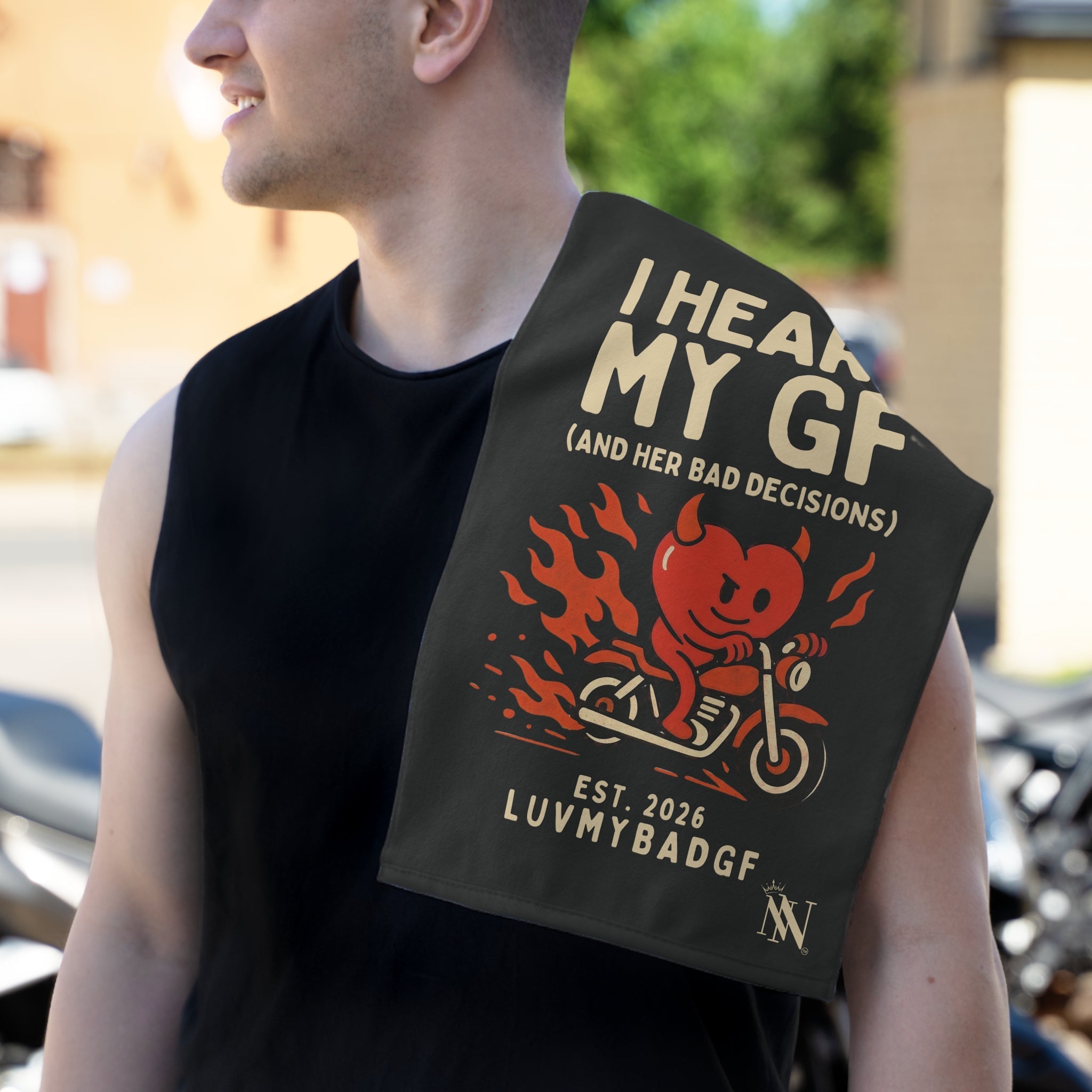 I Heart My GF | Mix & Match Soft Fun-Flirty Lovers’ Towels