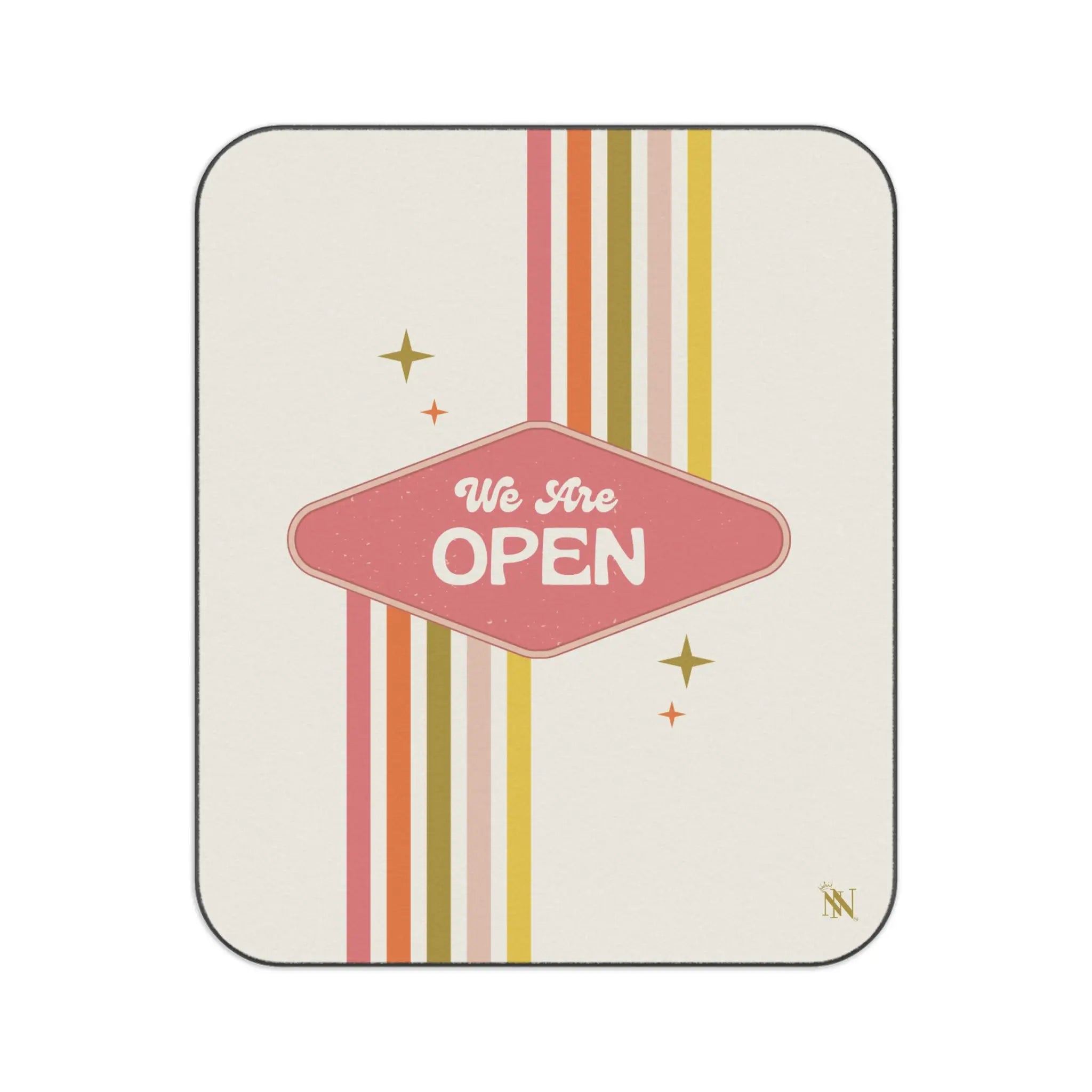 We Are Open Retro Sex Blanket