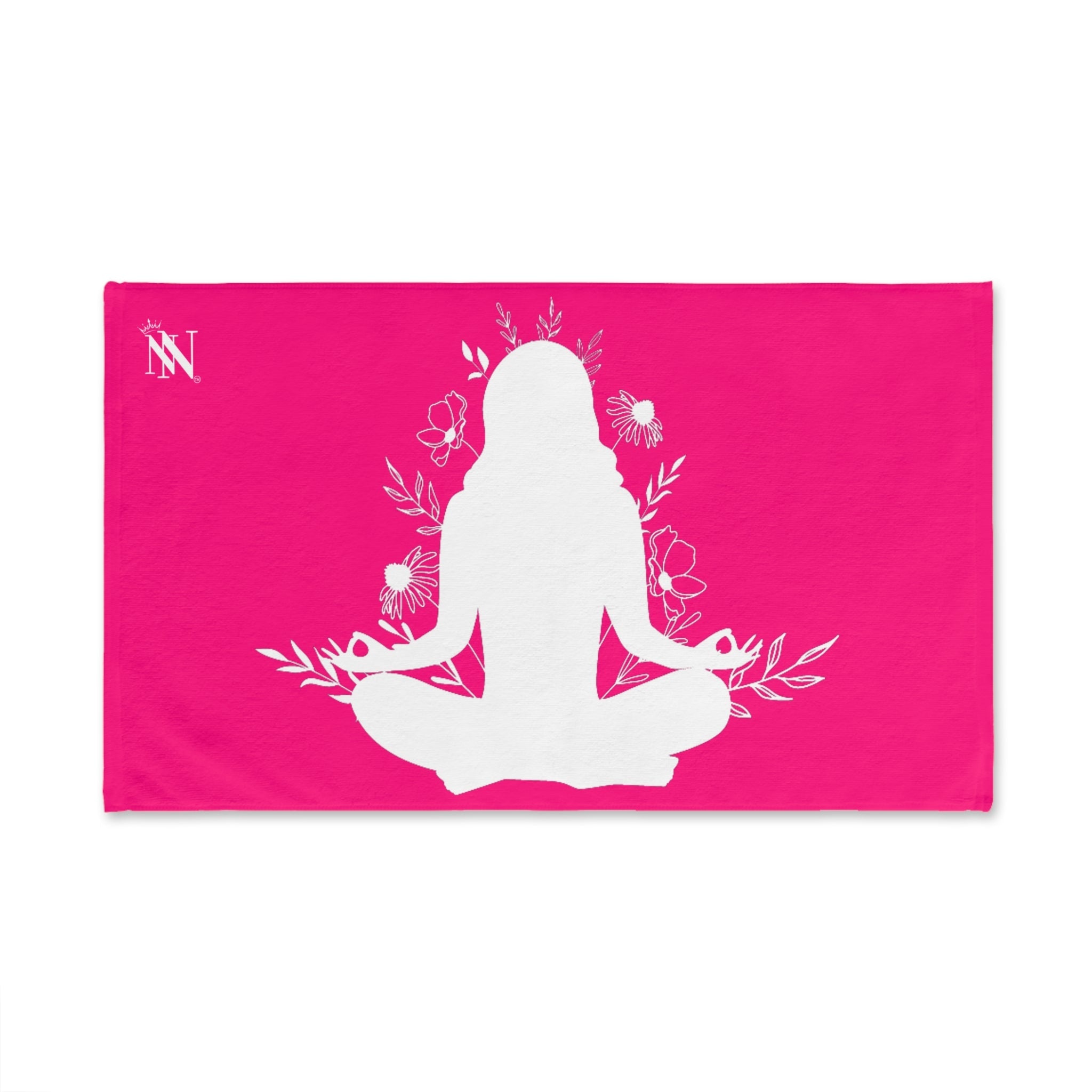 Seated Yoga Meditation Signature Pink Cum Towel