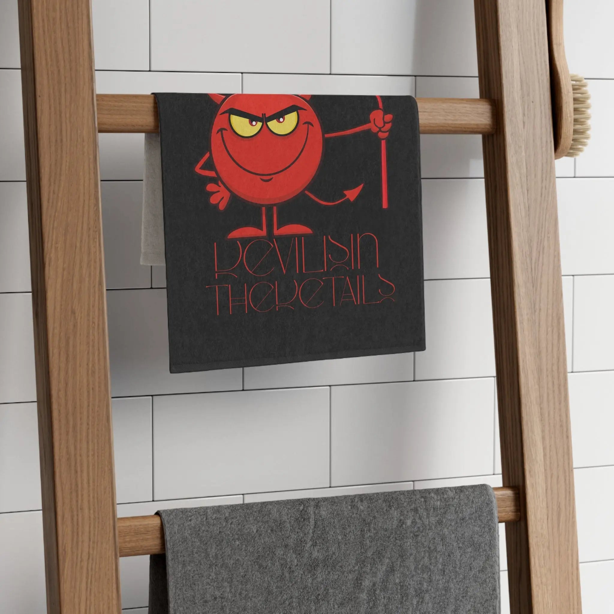 Devil is in The Details | Mix & Match Soft Fun-Flirty Lovers’ Towels