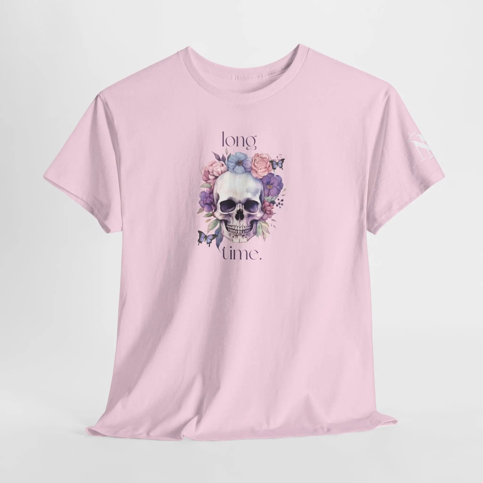 Long Time. Skull Floral | Nectar Napkins Fun-Flirty Lovers’ T-Shirts