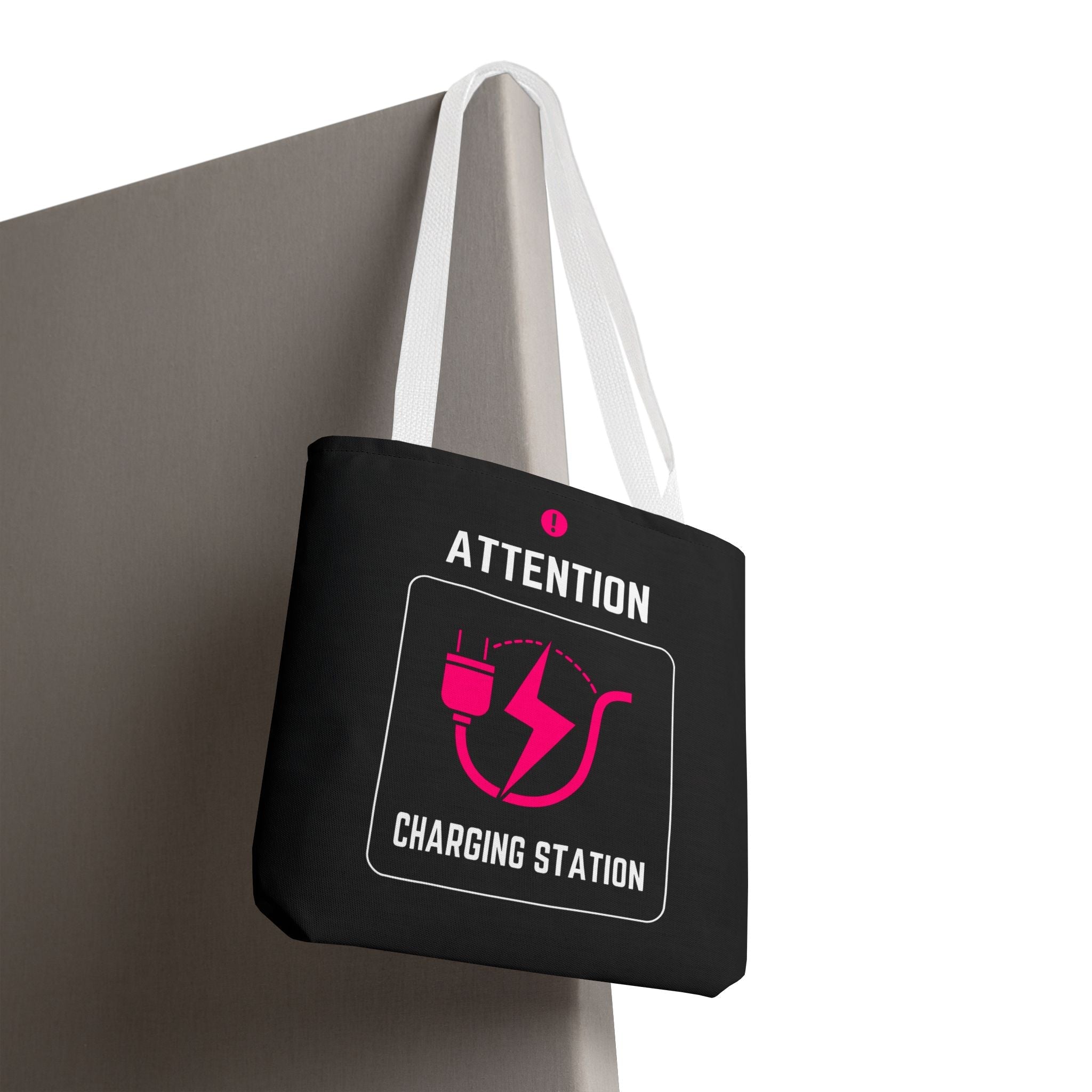 Attention Charging Station Fun Everyday Cute Tote Bag