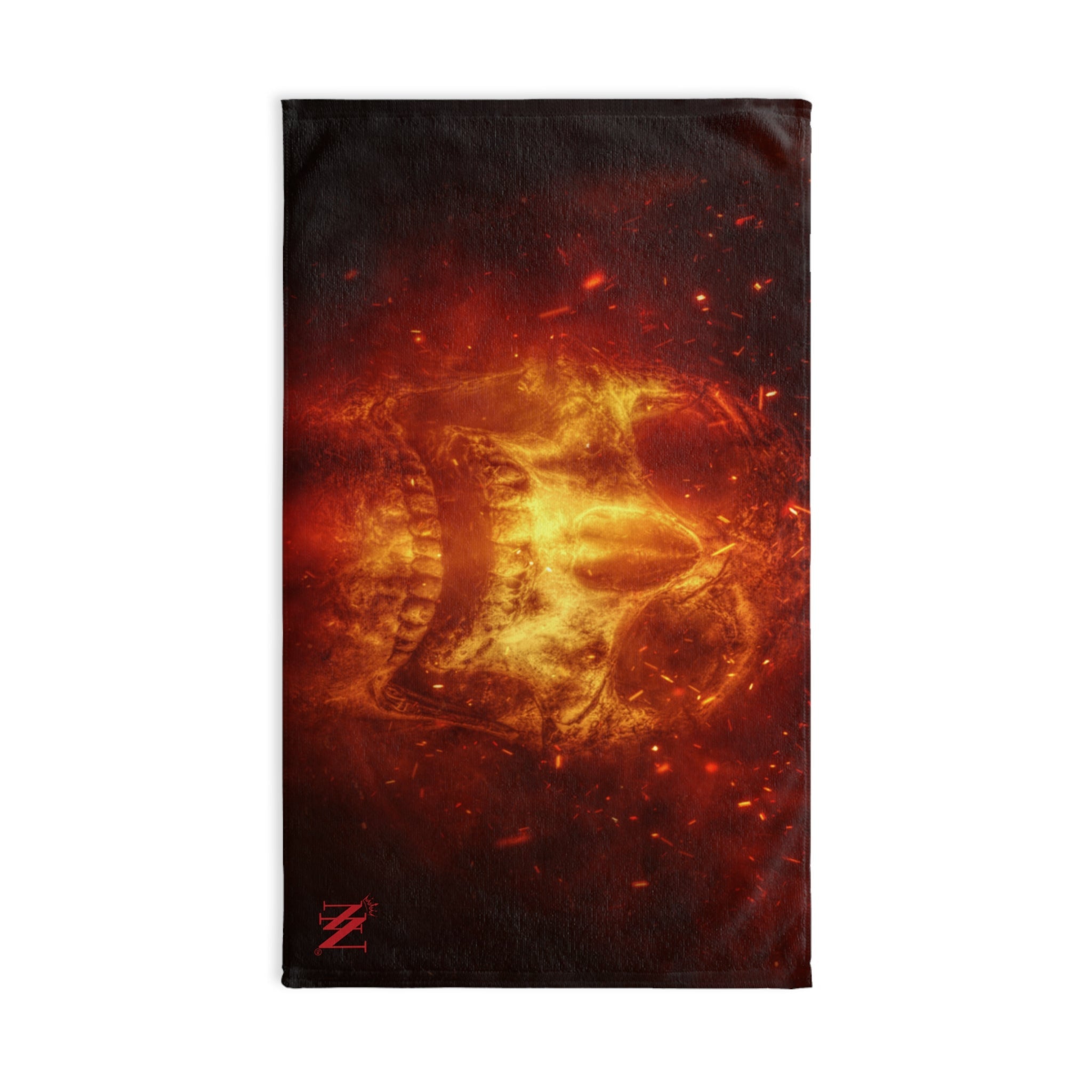 Burning Skull 3D Print | Mix & Match Original Fun-Flirty Lovers’ Towel