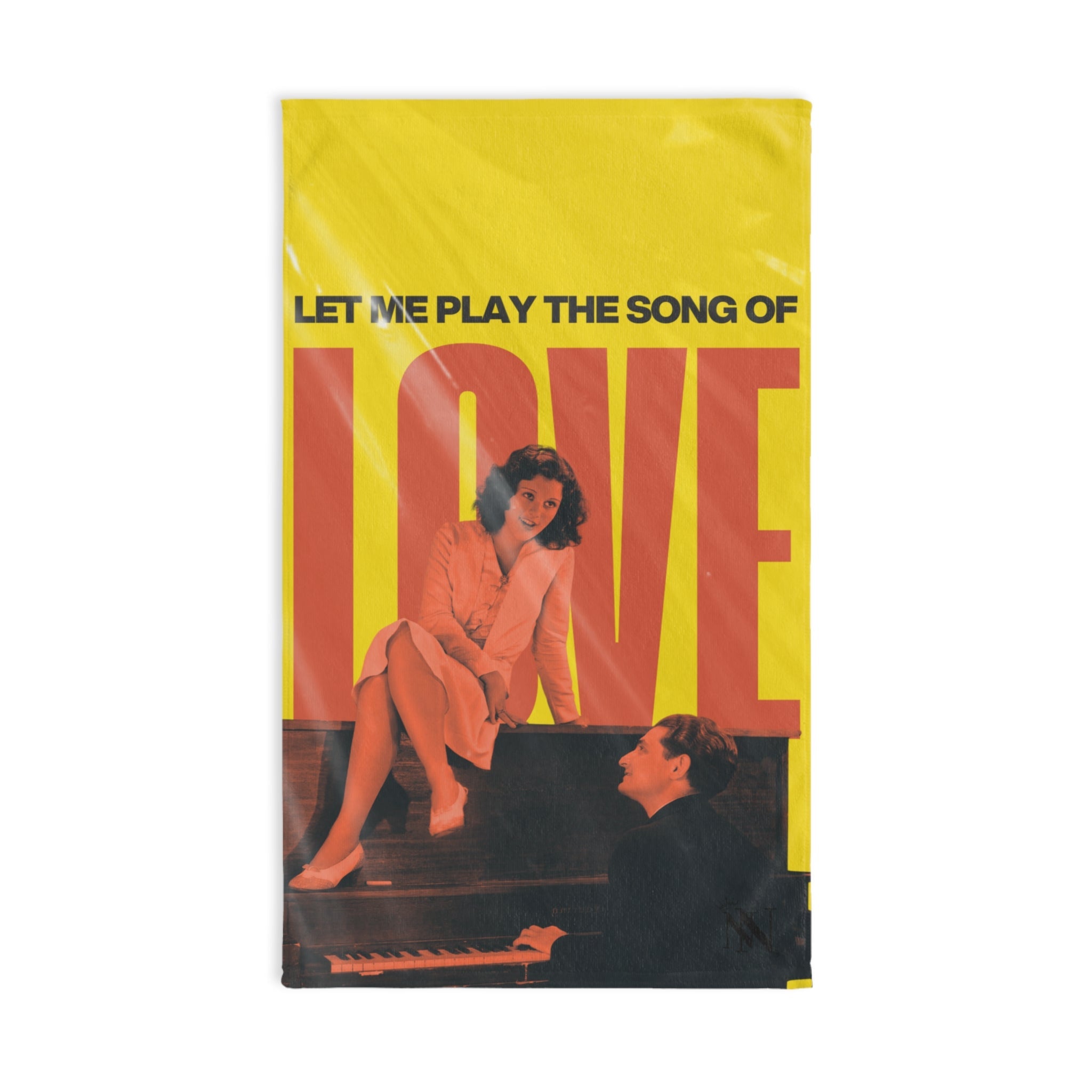 Let Me Play the Song of Love | Mix & Match Original Fun-Flirty Lovers’ Towels
