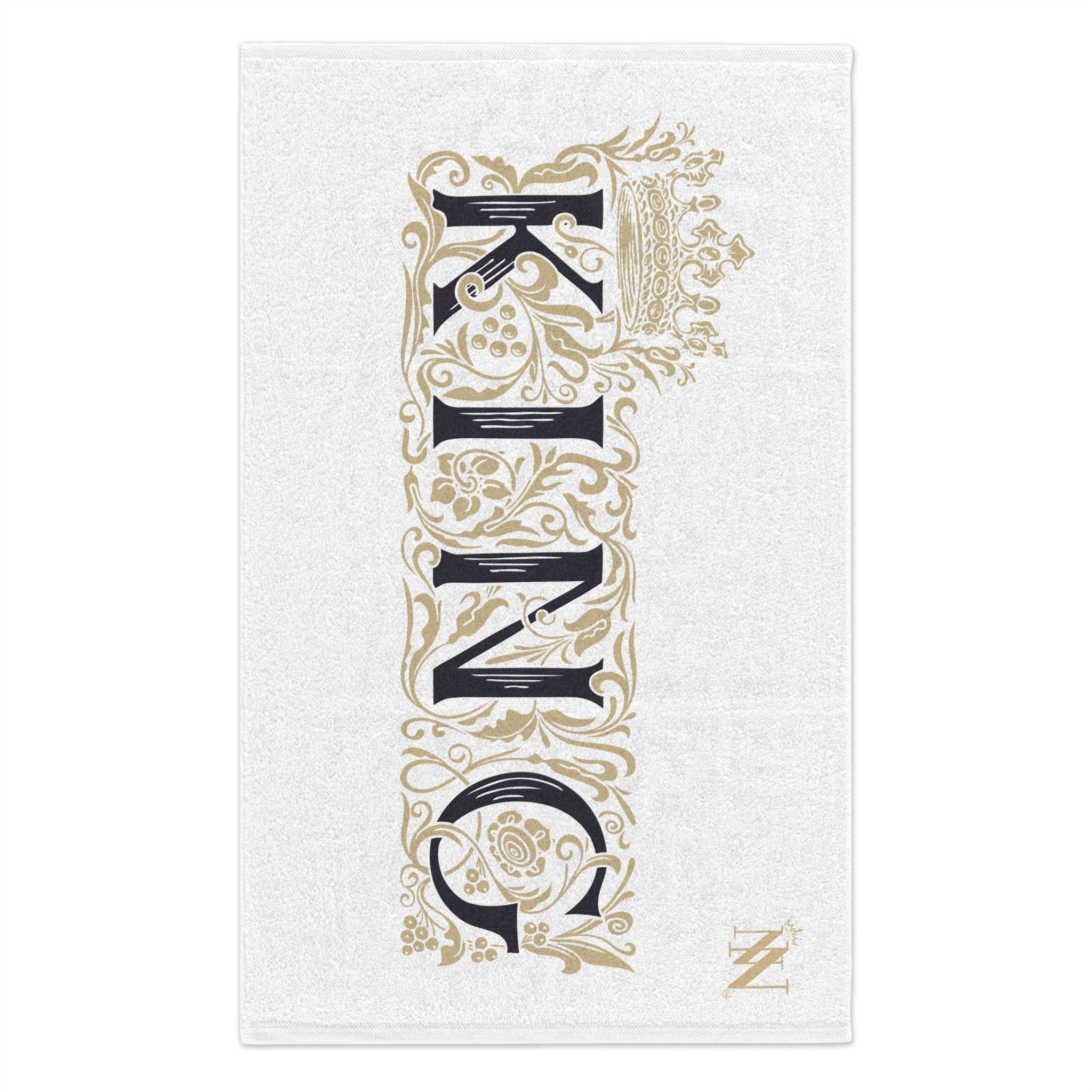Gold Filigree King | Mix & Match Soft Fun-Flirty Lovers’ Towels