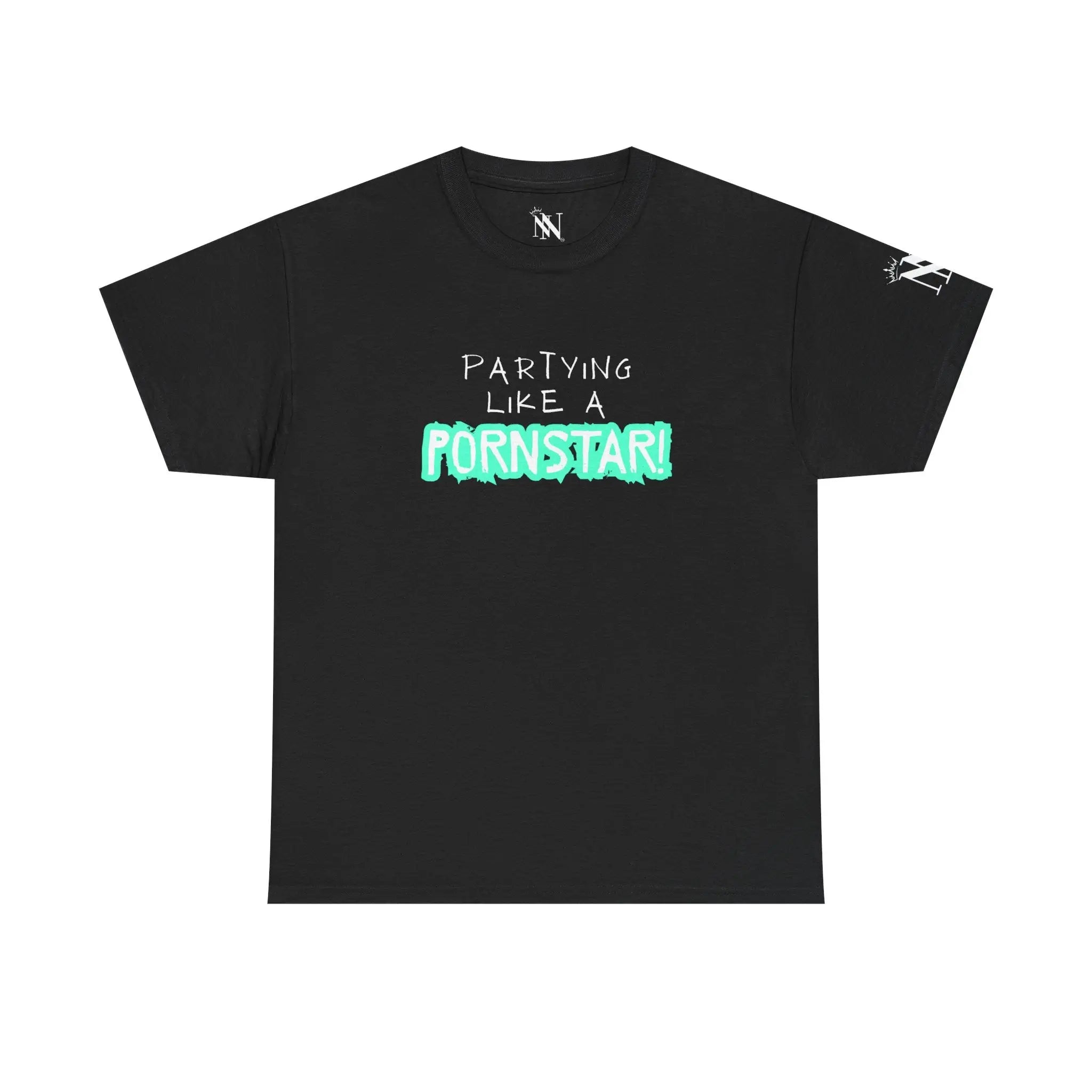 Partying Like a Pornstar | Nectar Napkins Fun-Flirty Lovers’ T-Shirts