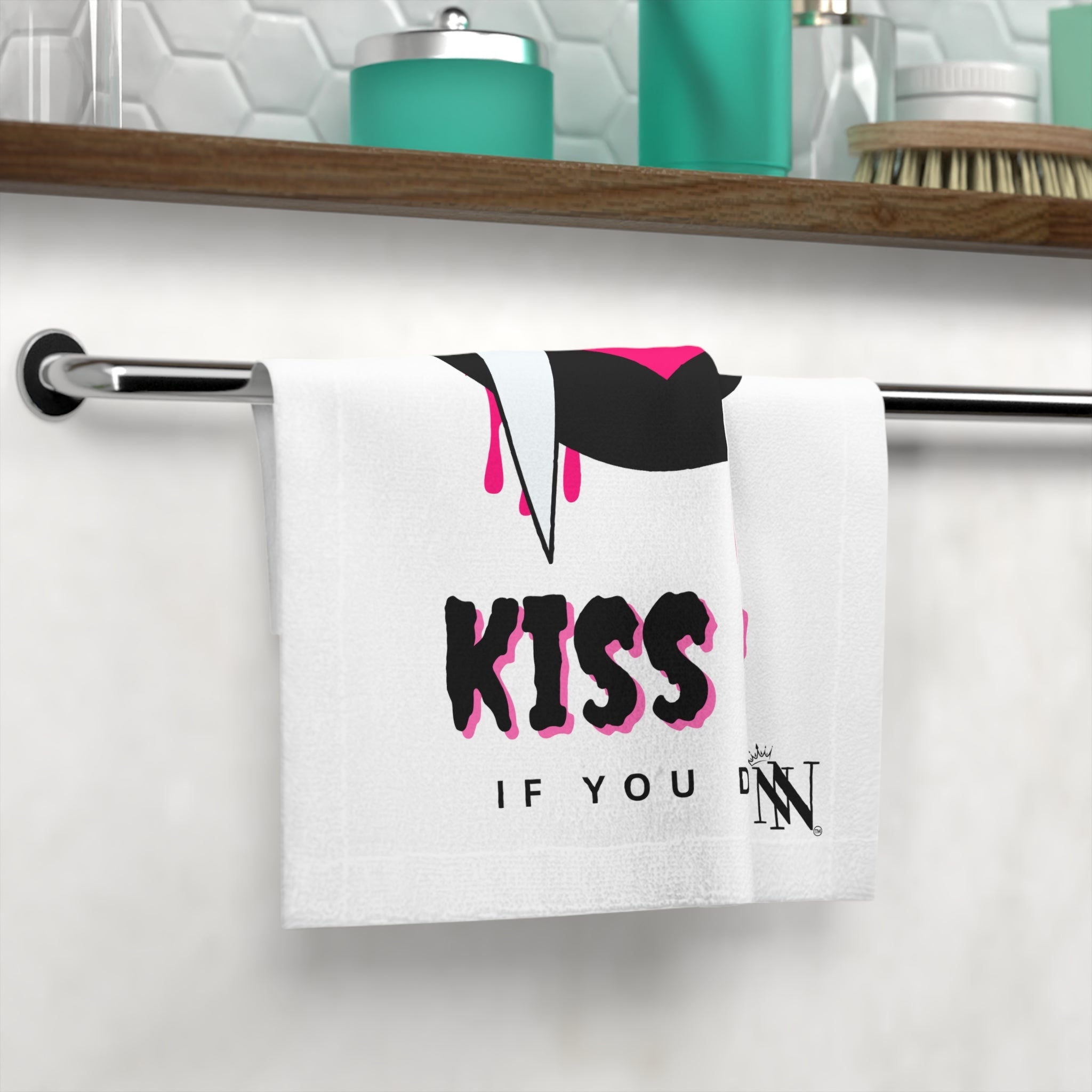 Kiss Me if You Dare | Mix & Match Lils’ Fun-Flirty Lovers’ Towels
