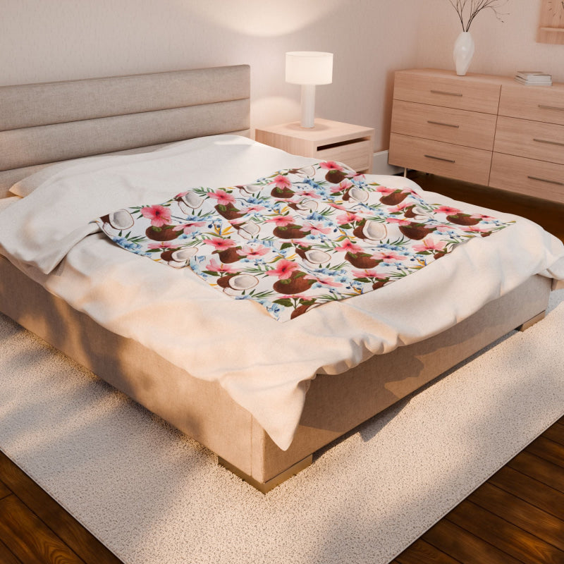 Hawaiian Coconut Shirt | Mix & Match Soft Fun-Flirty Lovers’ Blankets